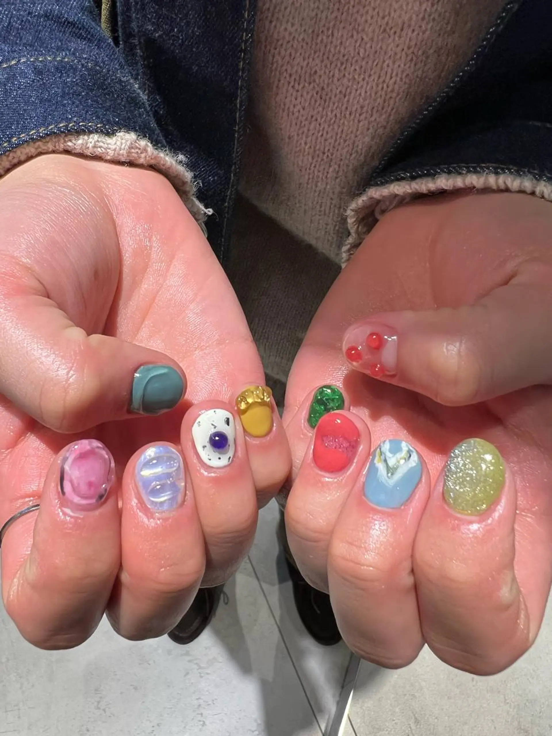 ネイル 【韓国ヘア・ネイル】 HINATA🍒のネイルデザイン