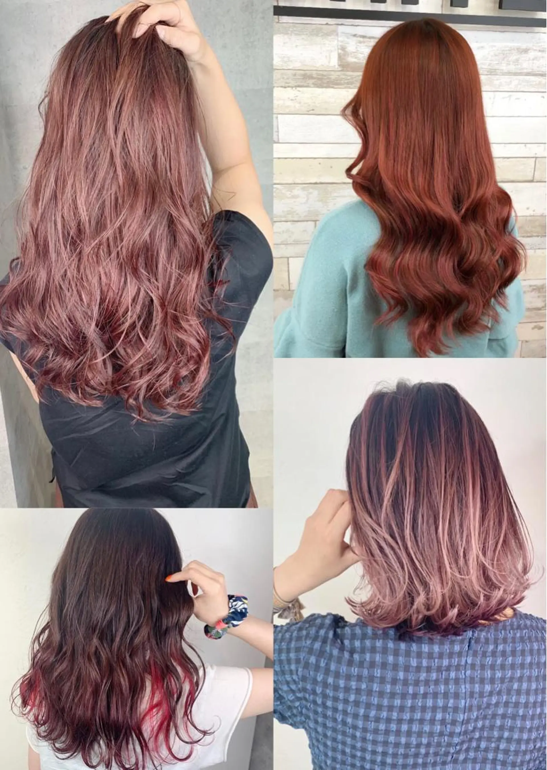 セミロング カラー _WHITE 高槻のヘアスタイル