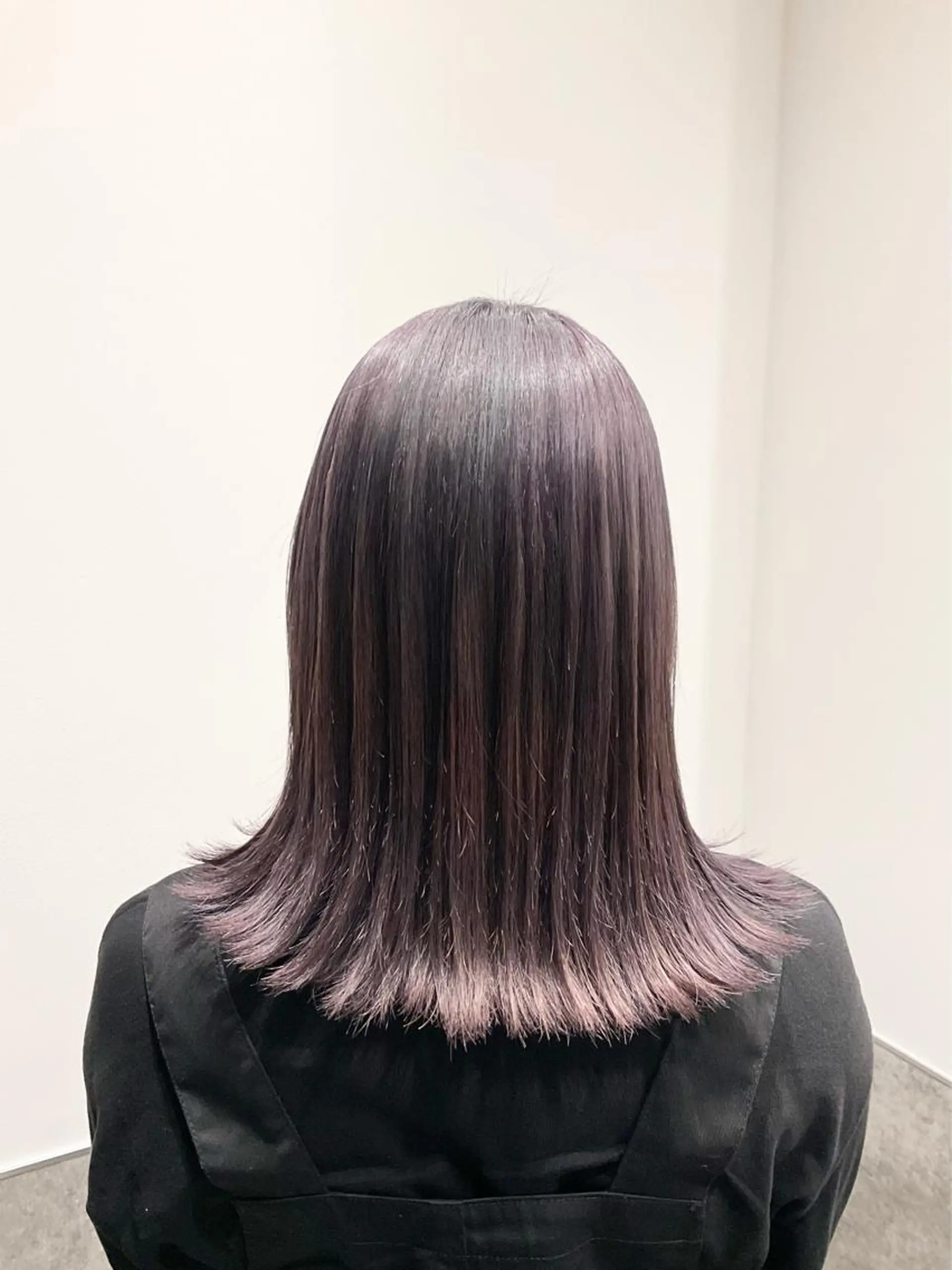 ミディアム カラー ラベンダーカラー ヘアカラー トリートメント ヘアセット yoshi ☆のヘアスタイル