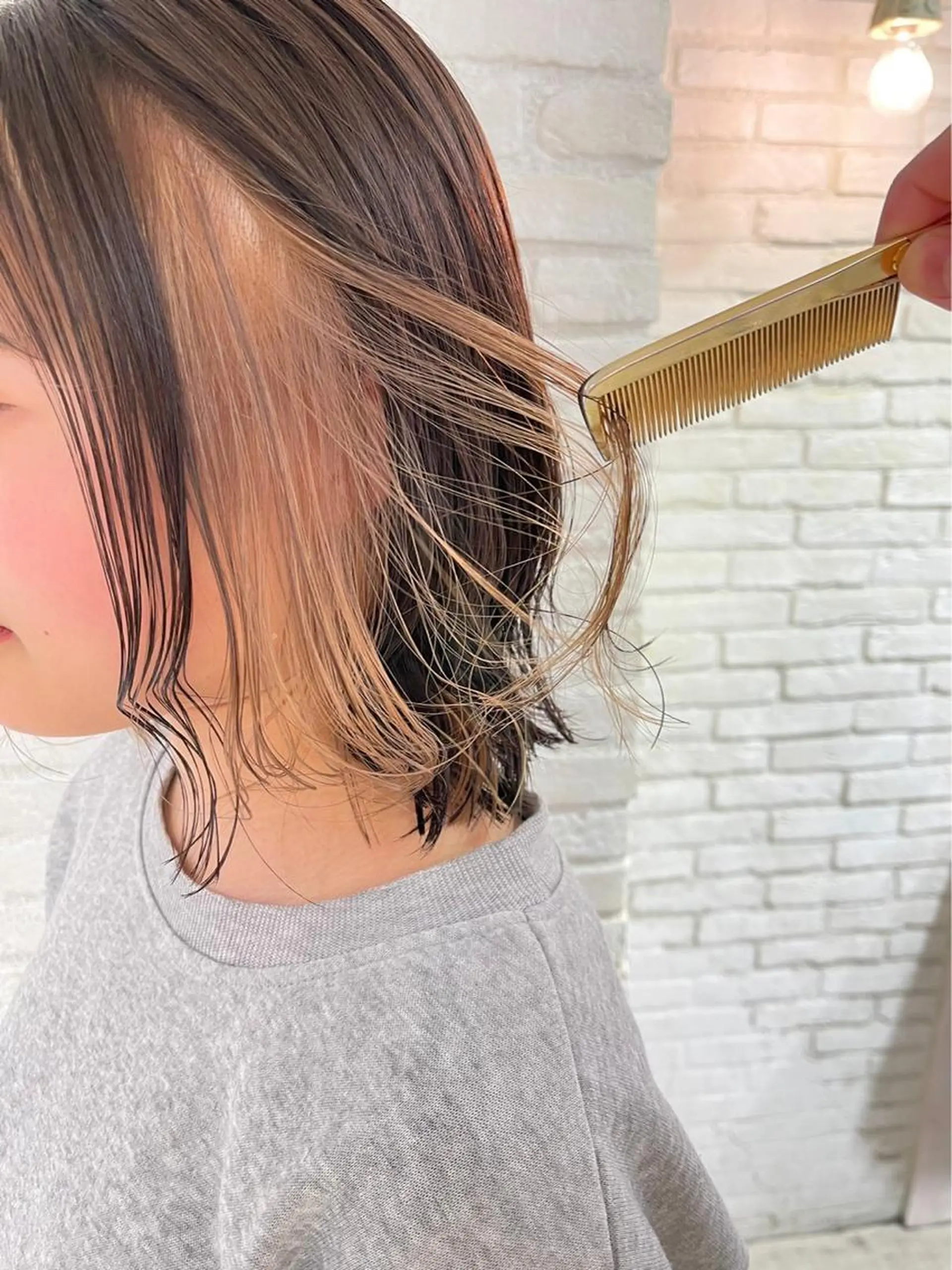 ロング カラー 仙台Ｉ韓国レイヤー Ｉ髪質改善Ｉ伊藤拓海のヘアスタイル