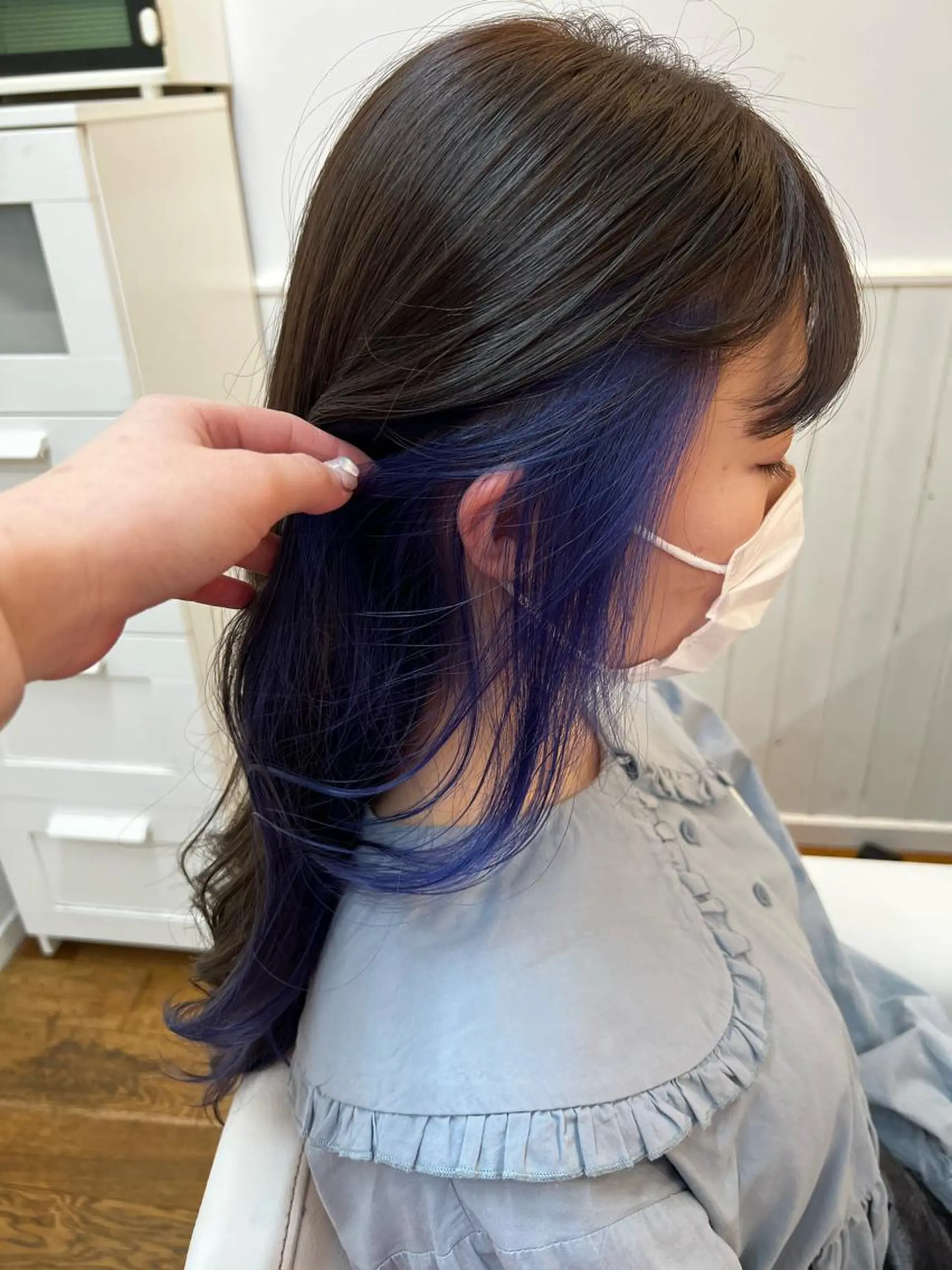 ロング カラー カット ヘアカラー トリートメント ✂︎HITOMI✂︎ 副店長のヘアスタイル