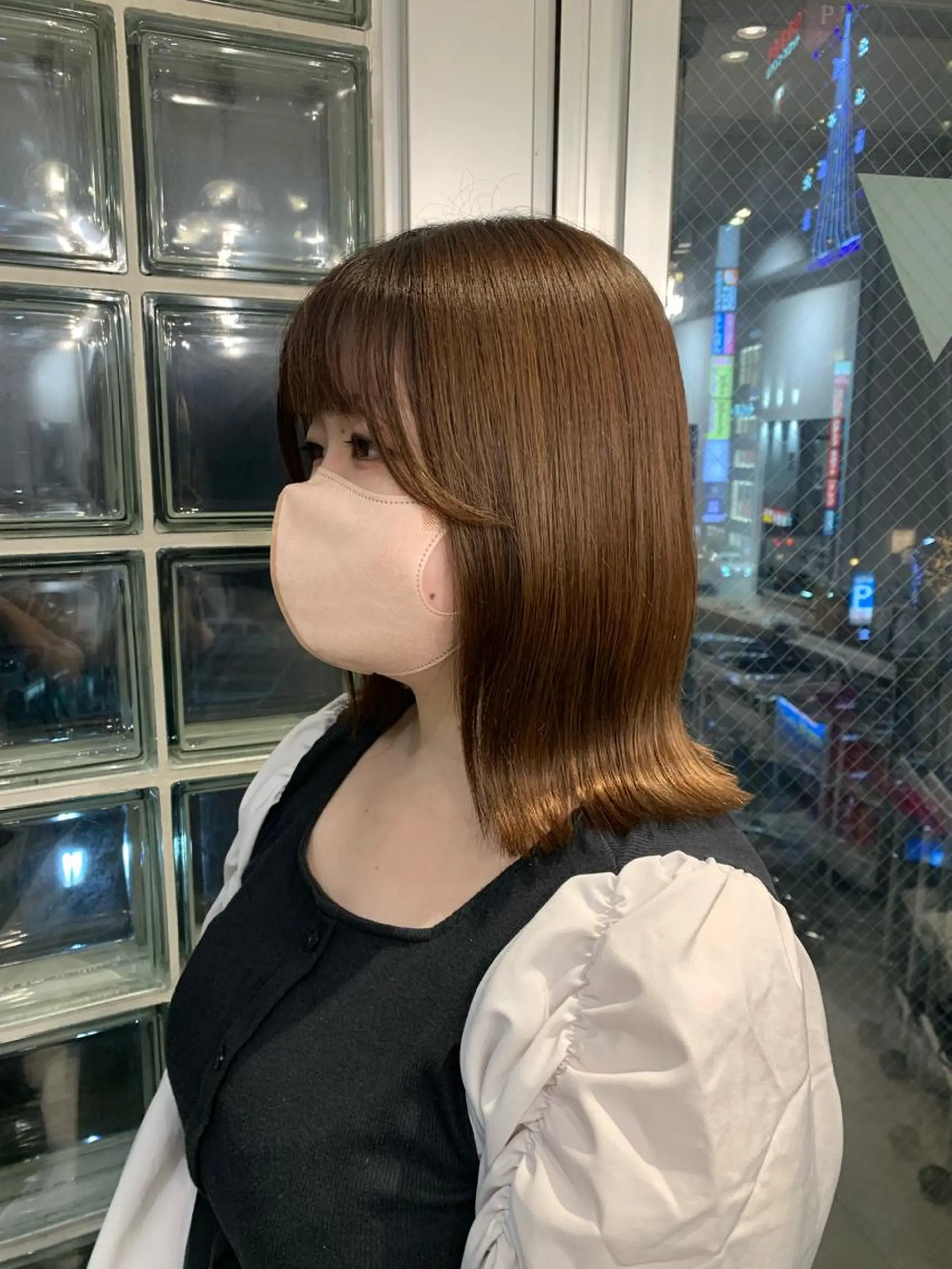 ミディアム カット クレハ :)のヘアスタイル