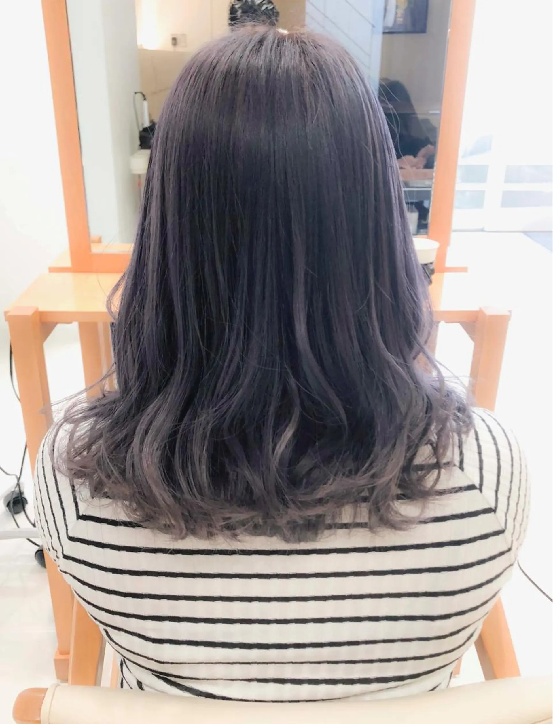 セミロング カラー Days 透明感カラーのヘアスタイル