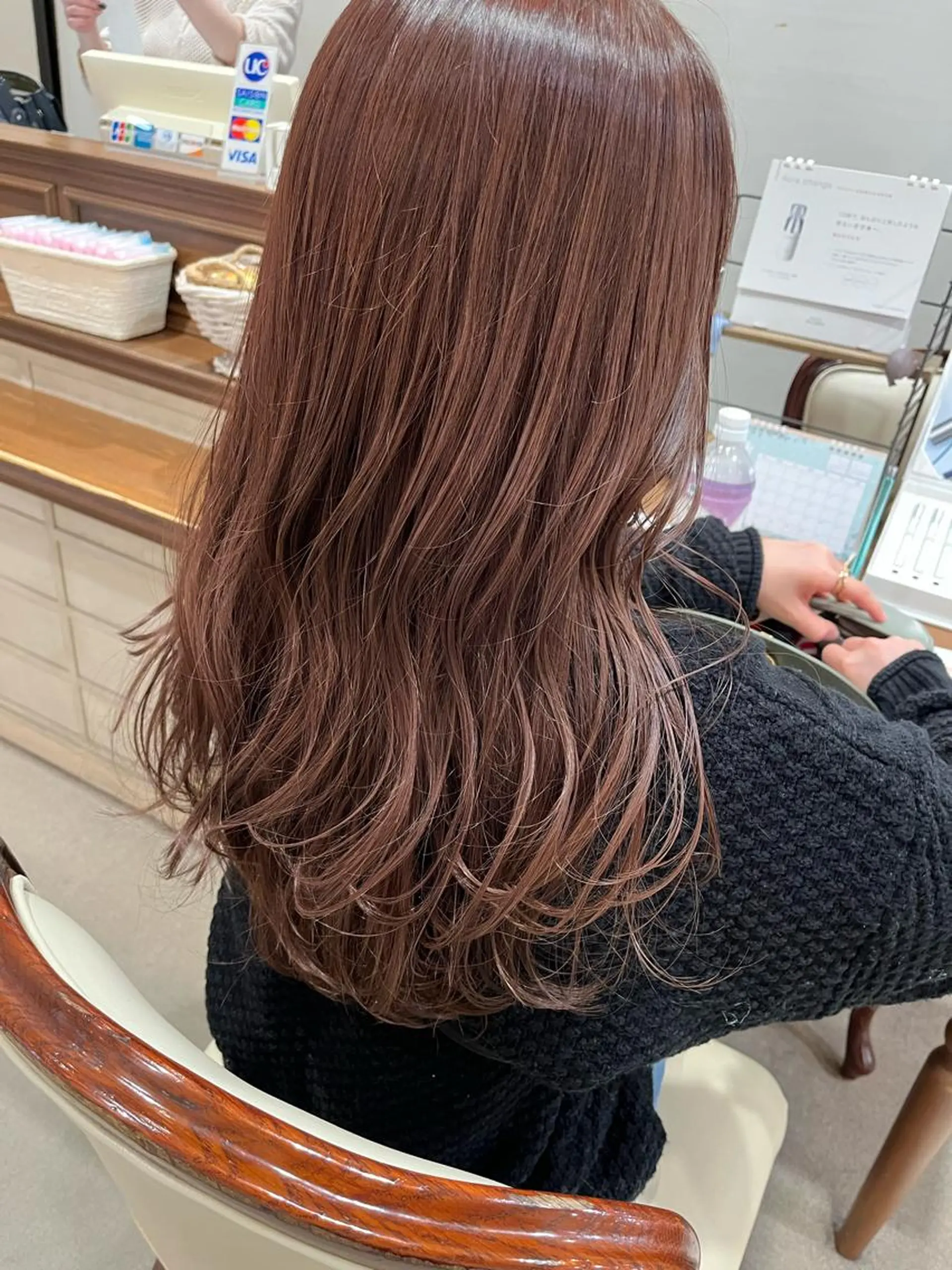 ロング カラー アッシュ ラベンダーカラー ラベンダーアッシュ カット ヘアカラー トリートメント サソウ ユリエ🥥のヘアスタイル