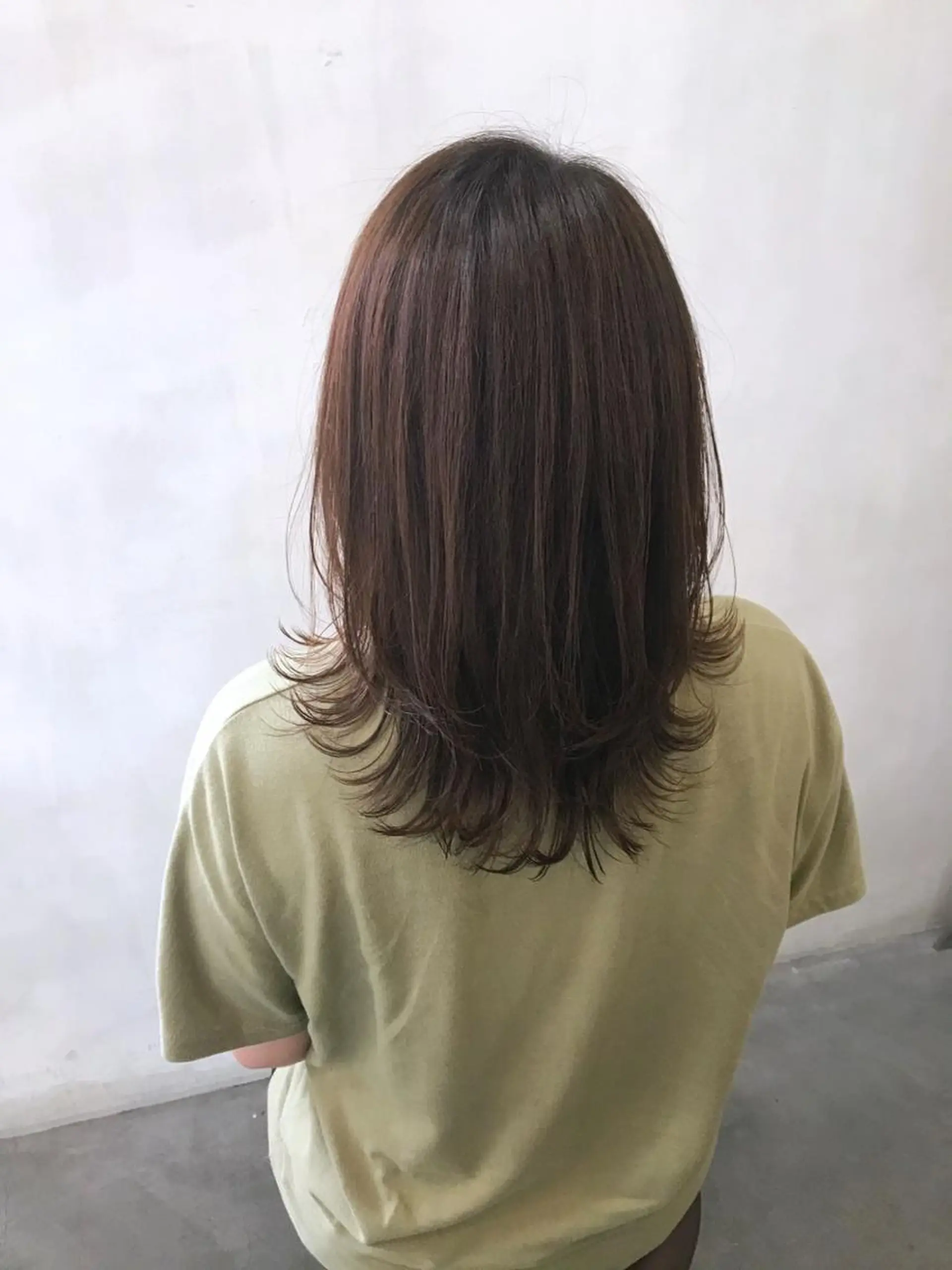 セミロング 山中 大輝のヘアスタイル