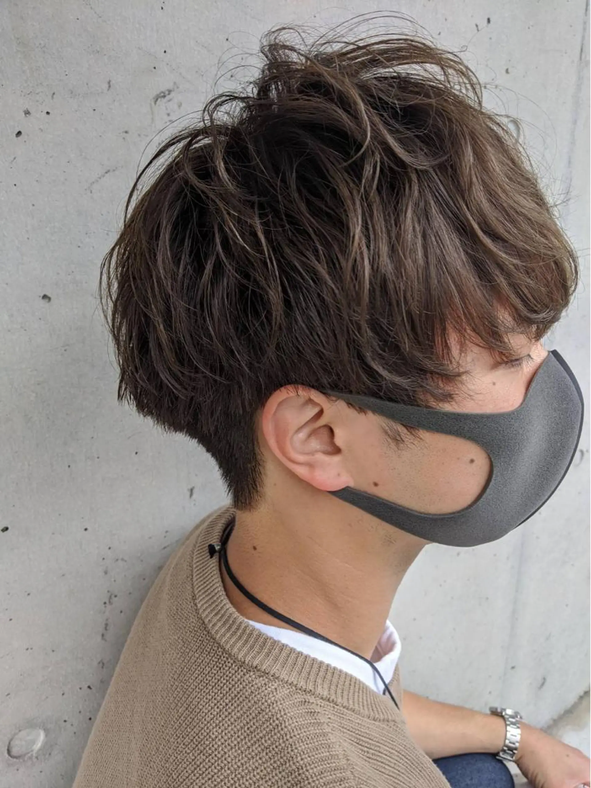 ショート カラー アッシュ 川越 輝梨奈のヘアスタイル