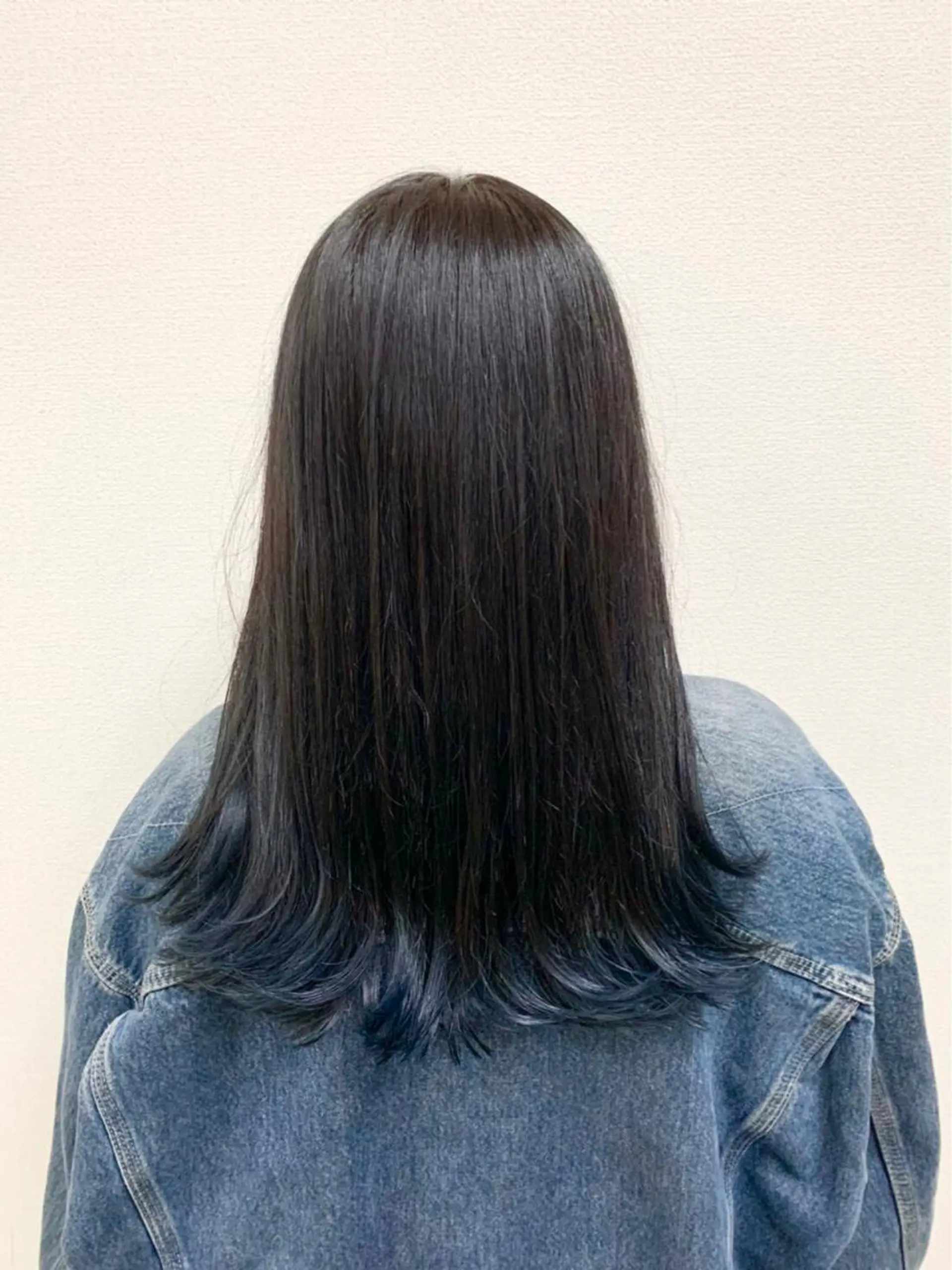 ロング カラー ネイビーカラー Lee大阪店所属・店長　濱口 花菜　美髪整形のヘアスタイル