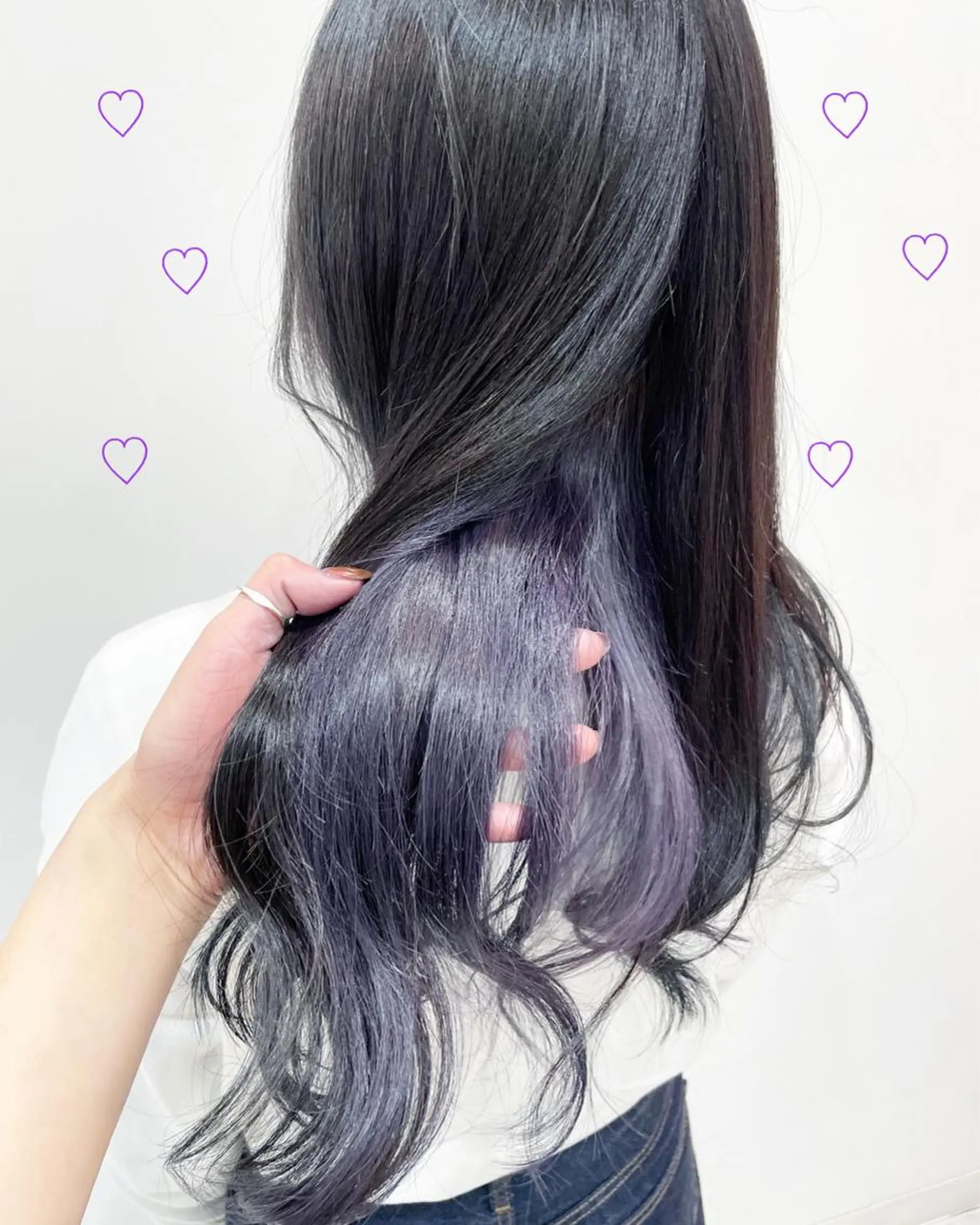 ロング カラー ラベンダーカラー EMANON新宿東口所属・新宿駅近♡個室 ♡関口三都季🌜のヘアスタイル