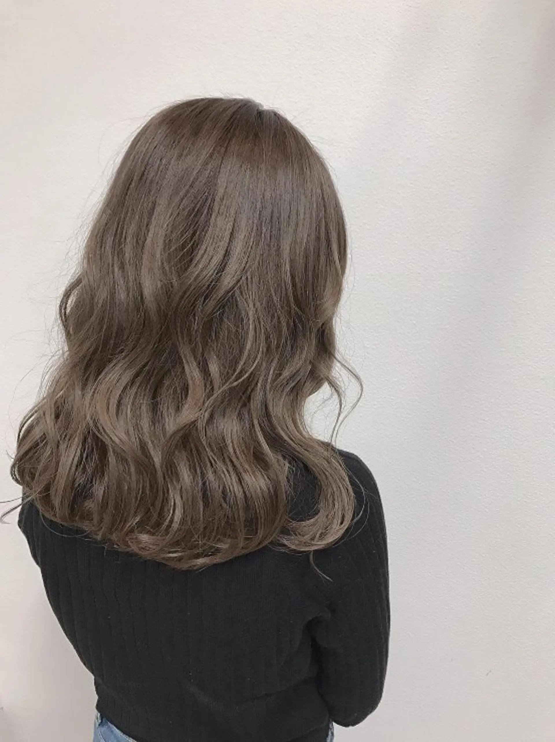 ロング カラー ベージュカラー GiseL ジゼル六本松のヘアスタイル