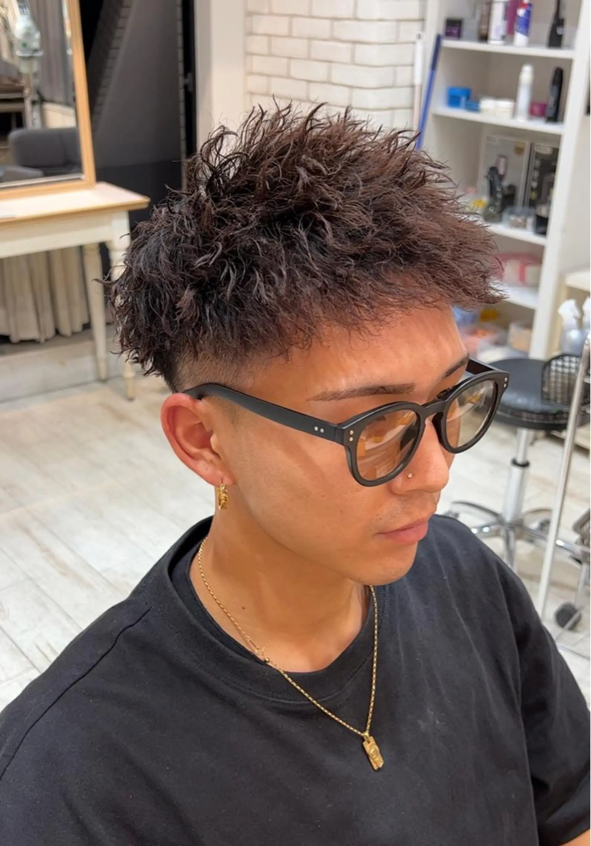 ショート パーマ メンズ 💈men's💈 satoru中目黒のヘアスタイル