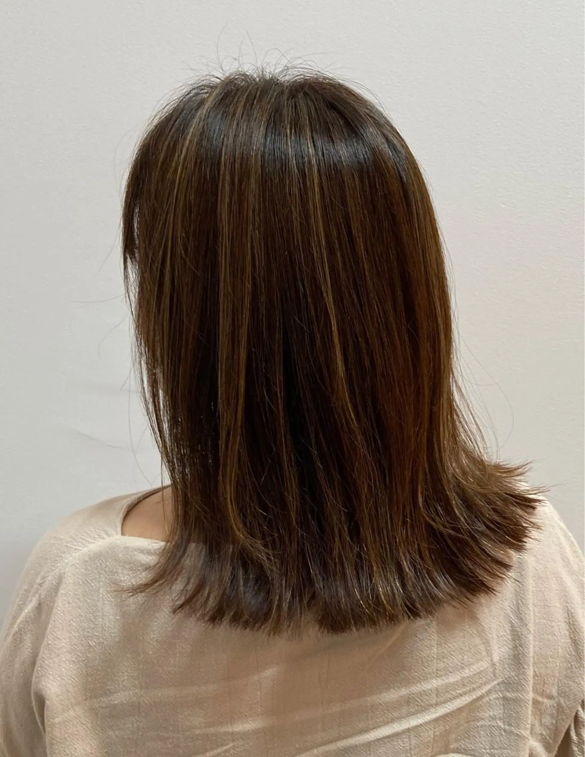 ミディアム 【白髪ぼかし】 愛甲竜佑のヘアスタイル