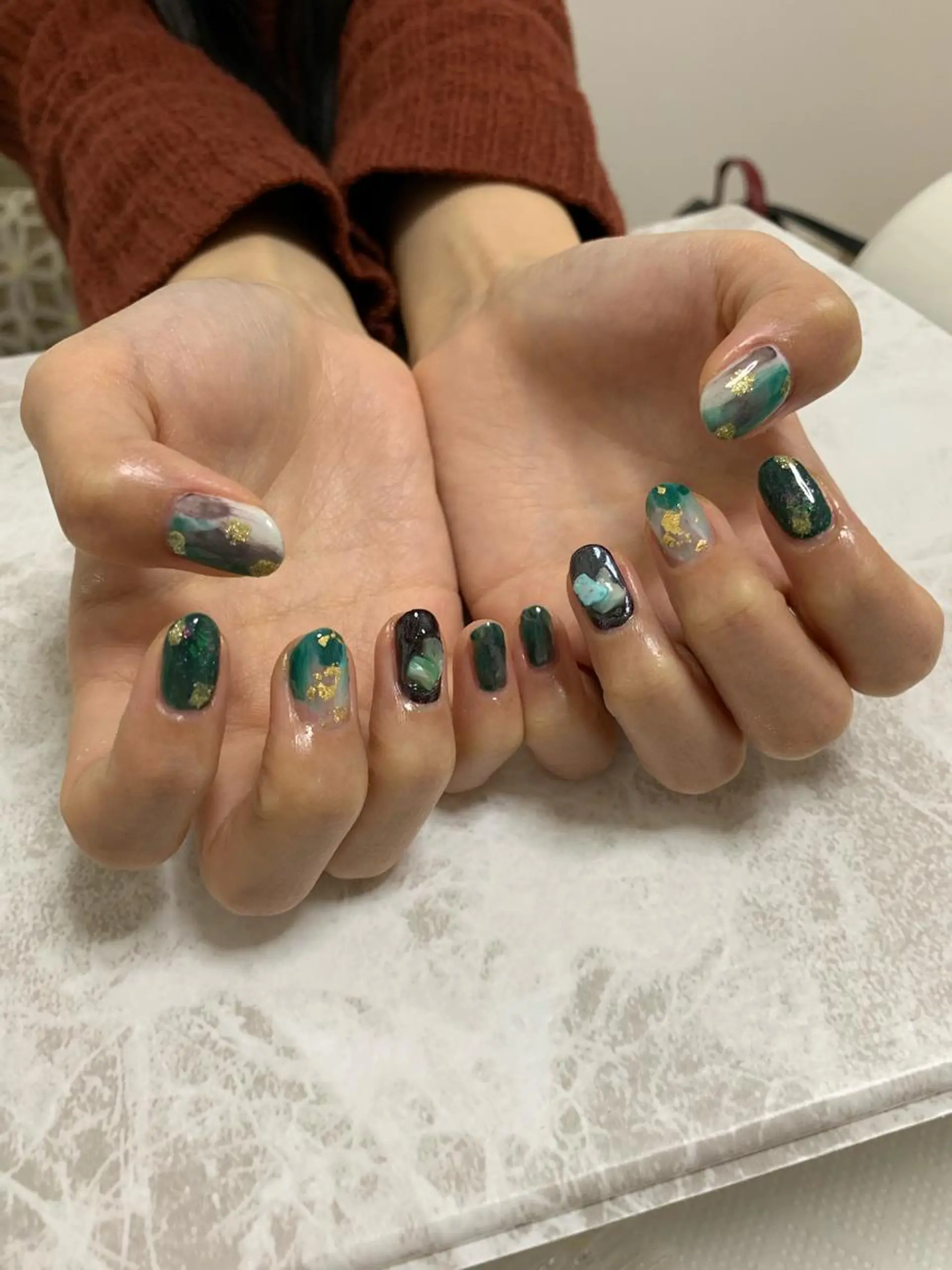 ネイル ハンドネイル フットネイル 竹本 愛のネイルデザイン