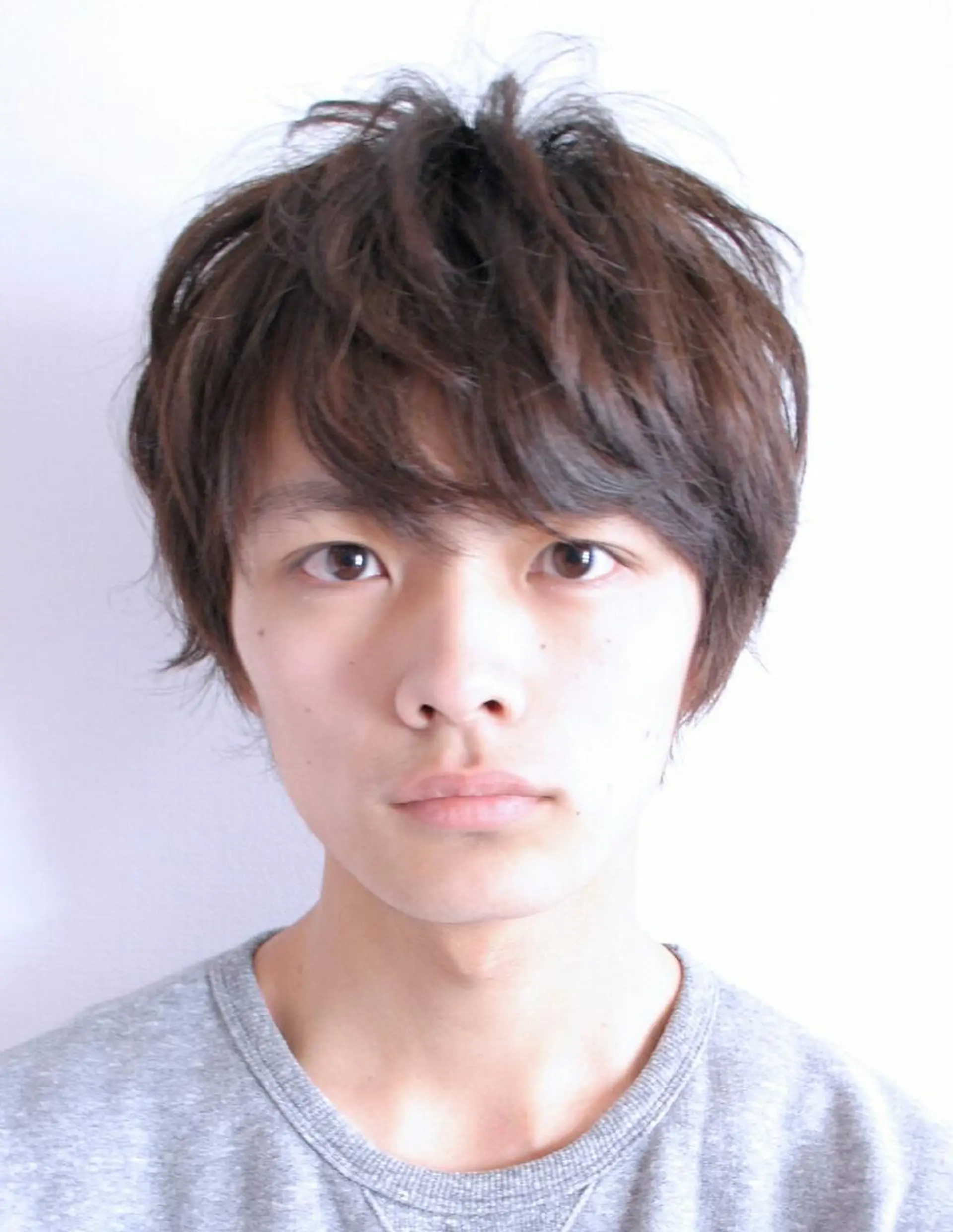 ショート カラー メンズ 川俣 洋仁のヘアスタイル