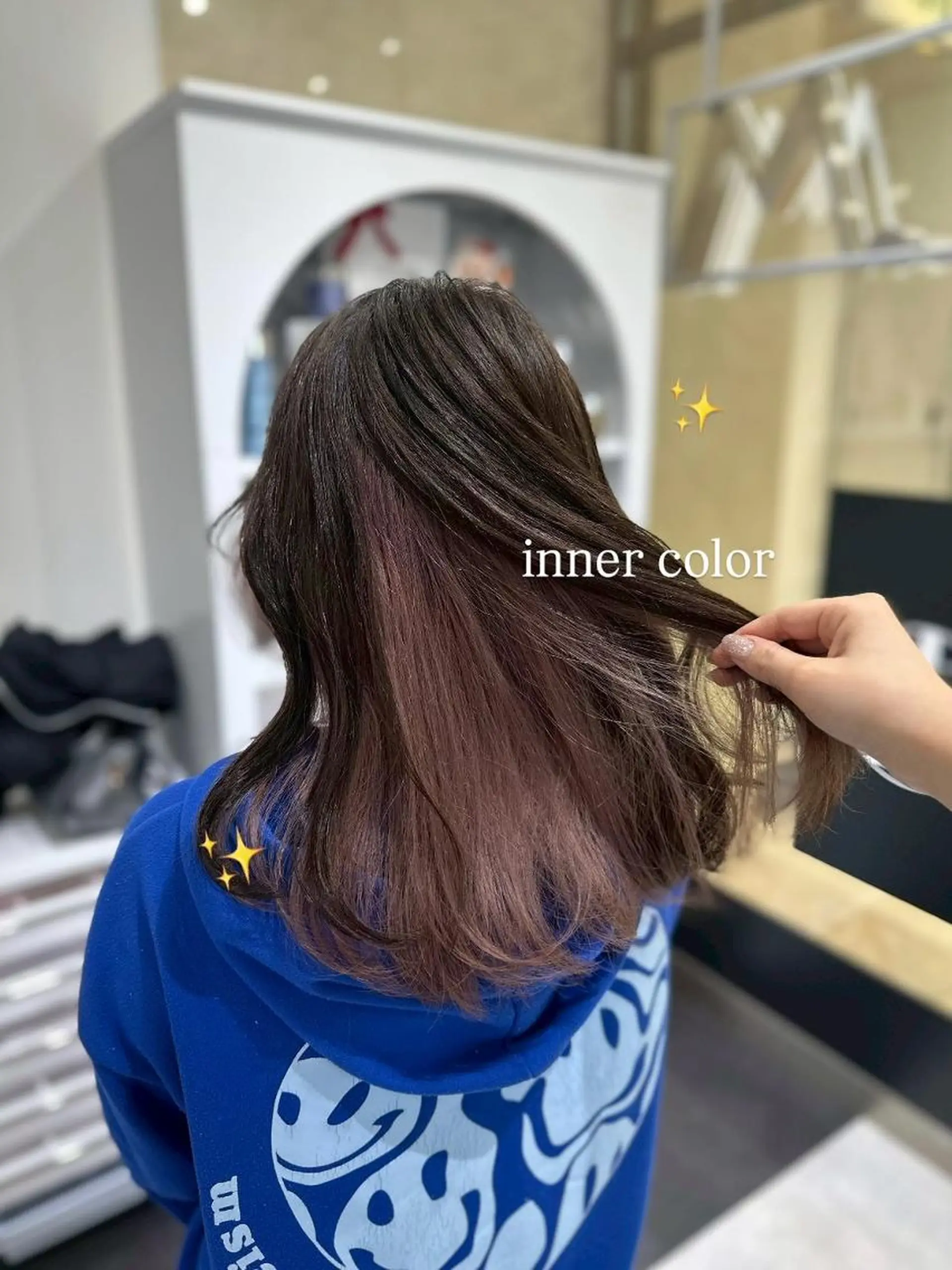 ミディアム カラー L.E.M 仙台のヘアスタイル