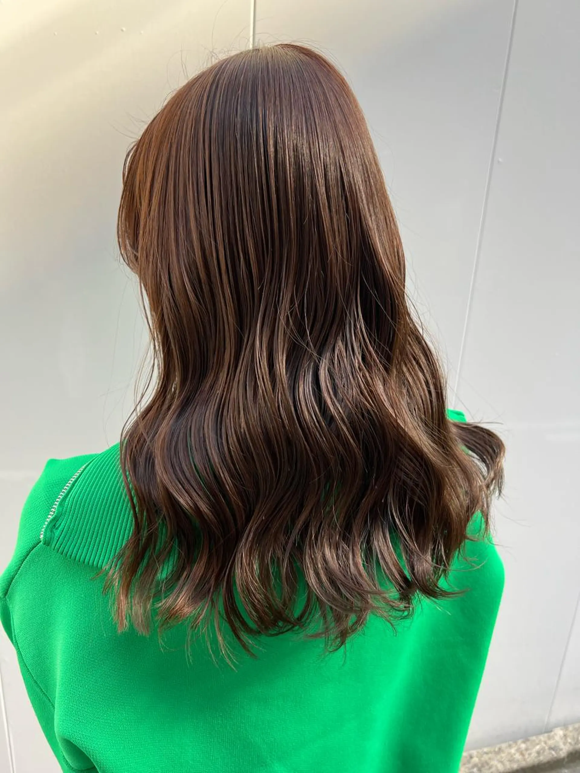 セミロング 名駅/艶韓国風ヘア miyabiのヘアスタイル