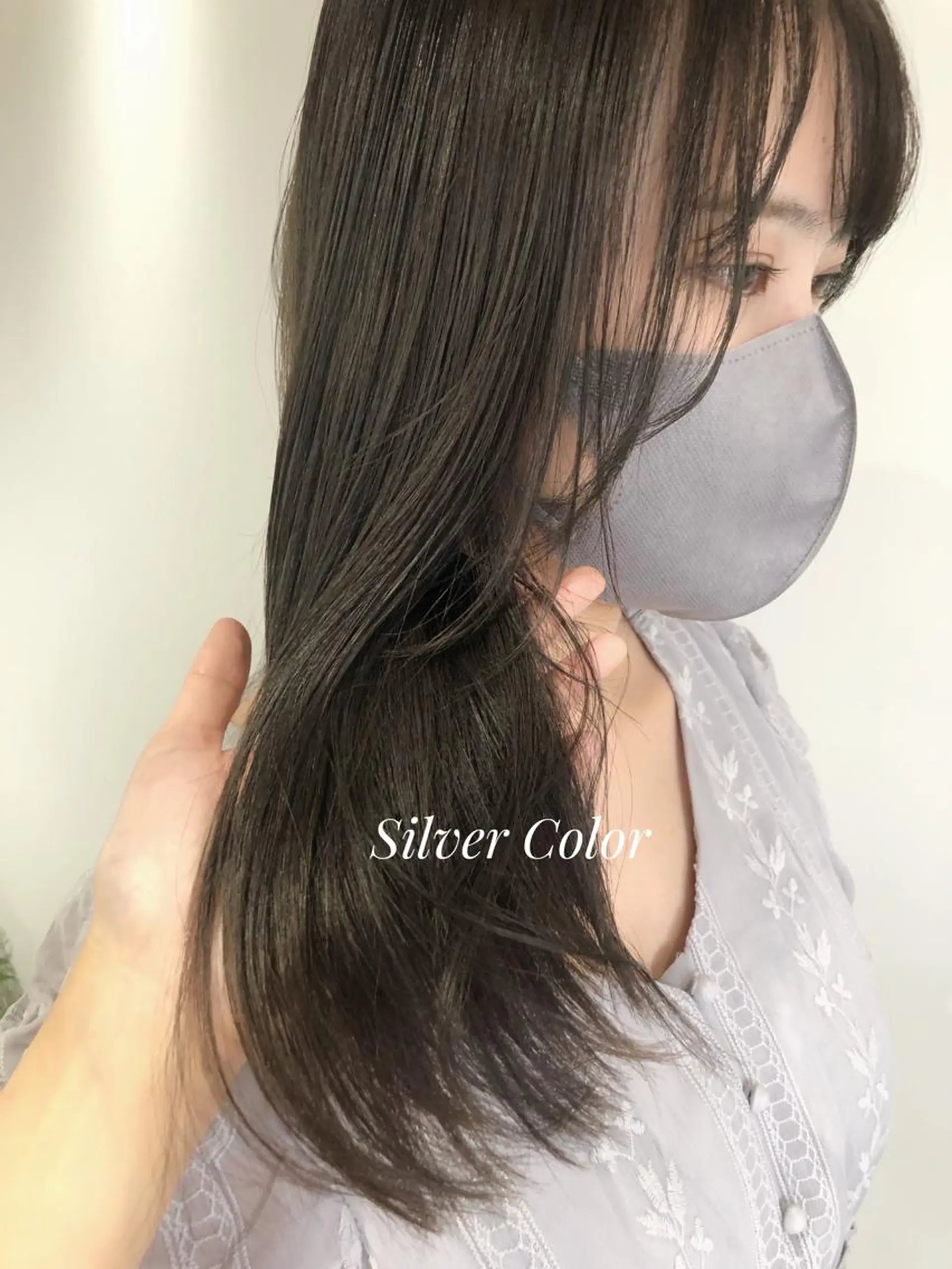 ロング カット ヘアカラー トリートメント ヘッドスパ ヘアセット ✨透明感ケアカラー✨ 長野ゆきなのヘアスタイル