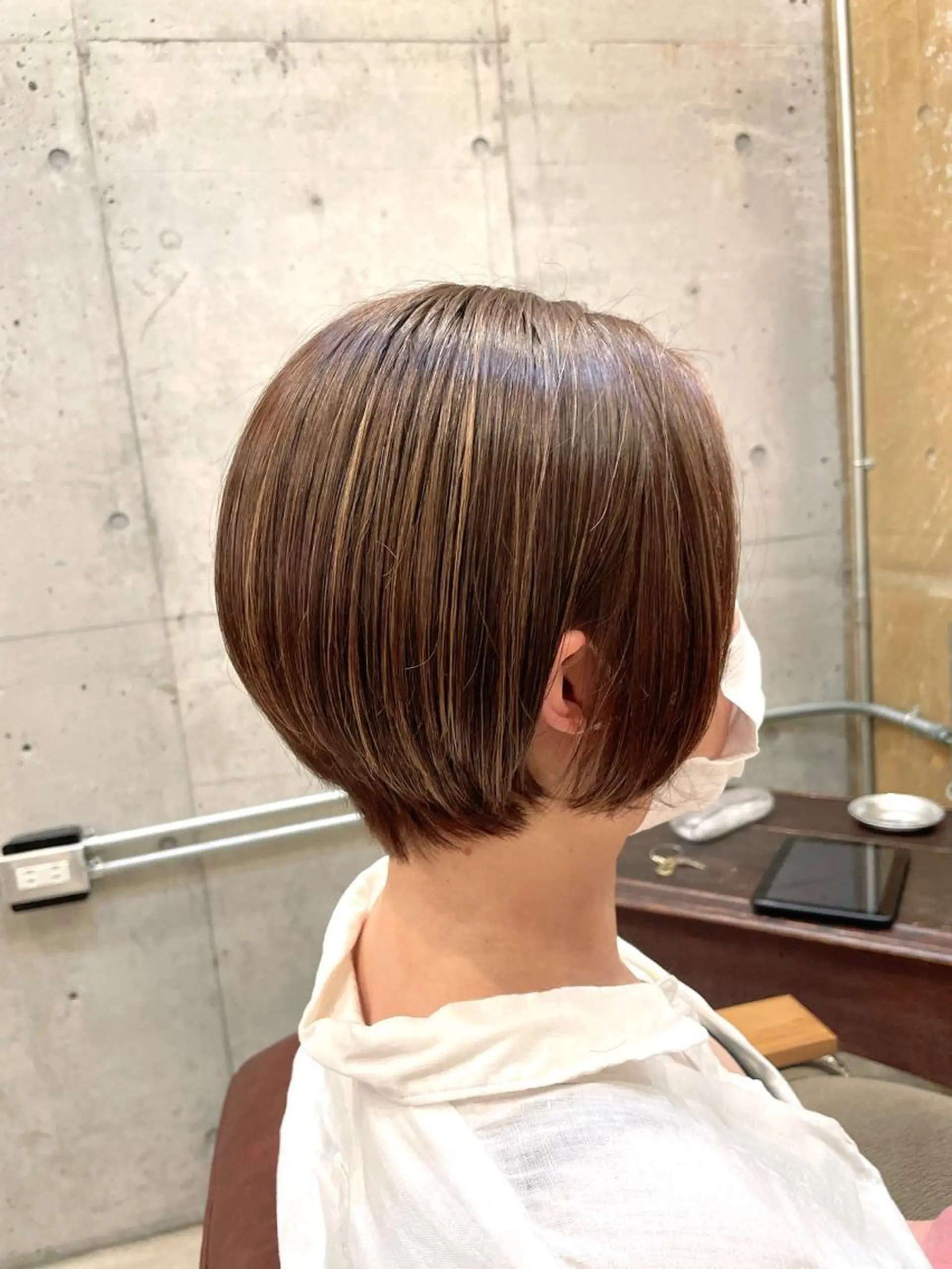 ミディアム カラー 石綿 大和のヘアスタイル