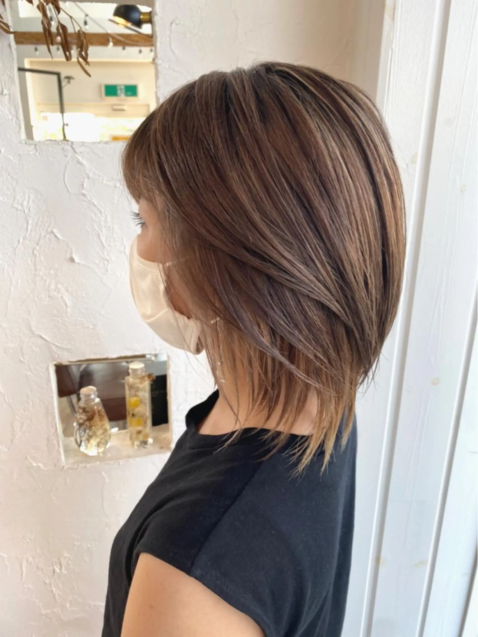 セミロング カラー パーマ ヘアアレンジ メンズ キッズ ネイル 豊橋美容院 ソンリエのヘアスタイル