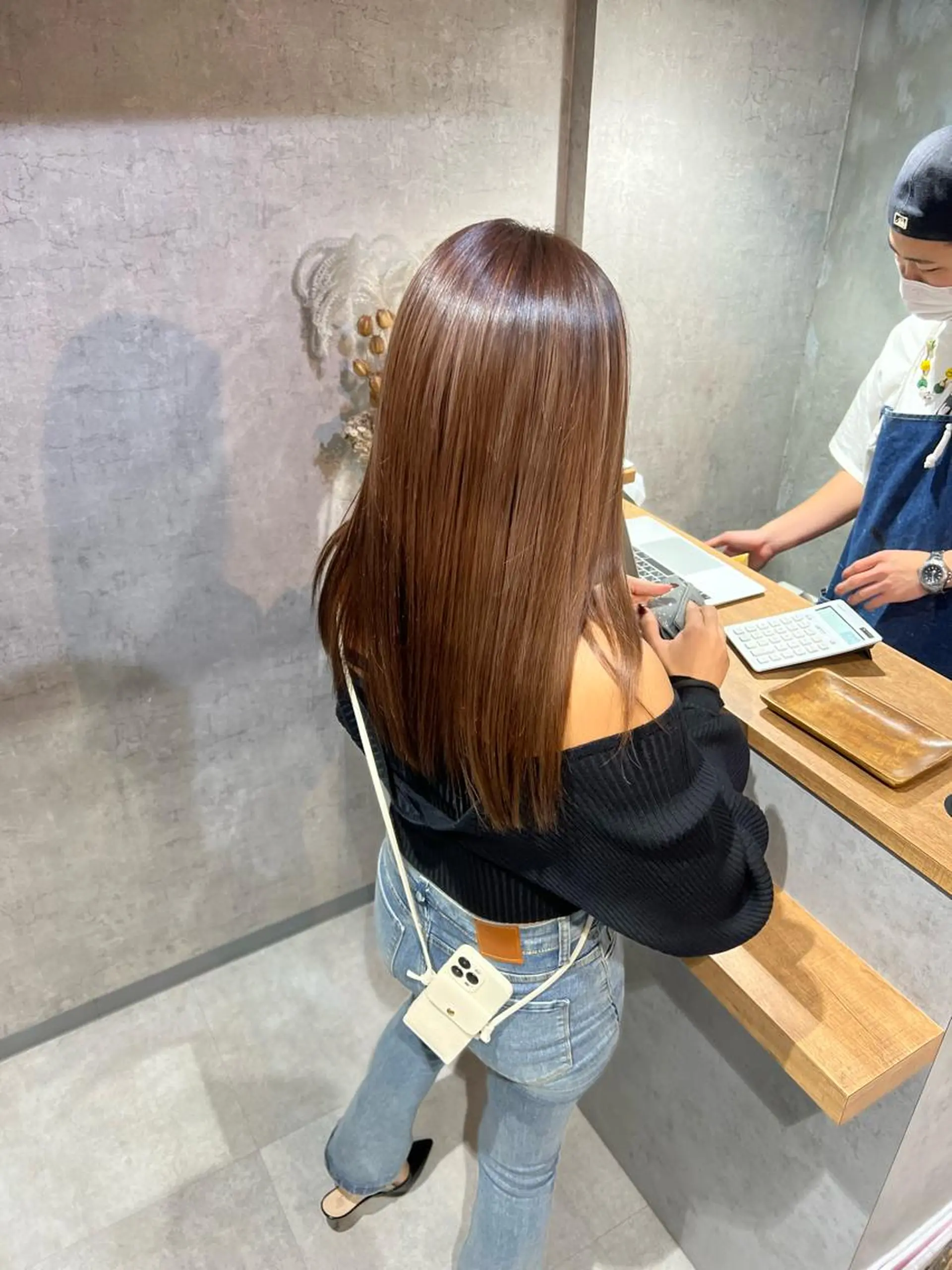 セミロング カラー パーマ特化美容師 佐藤壮流のヘアスタイル