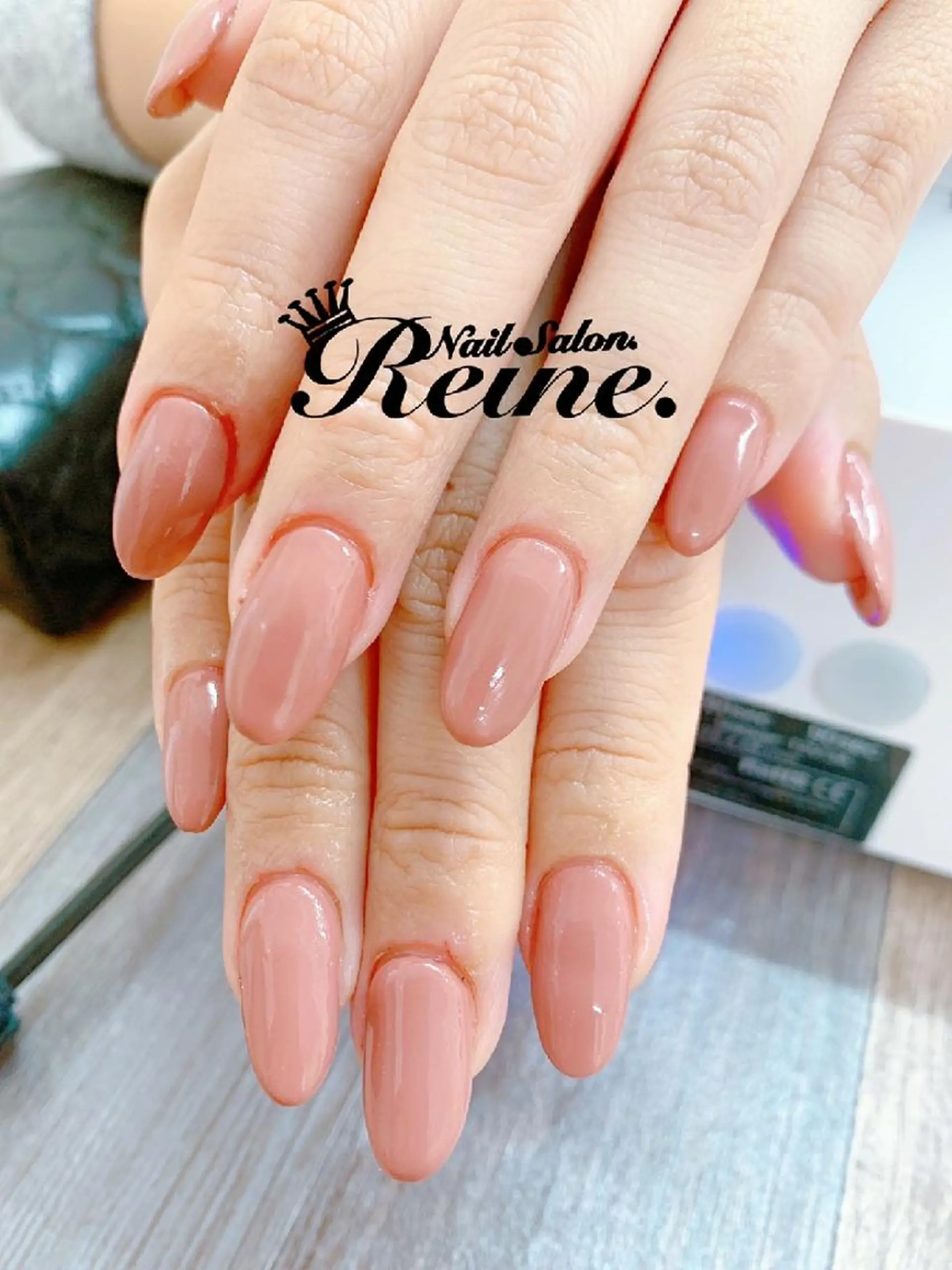 ネイル ワンカラーネイル Nailsalon Reine所属・玉栄 伶奈のネイルデザイン
