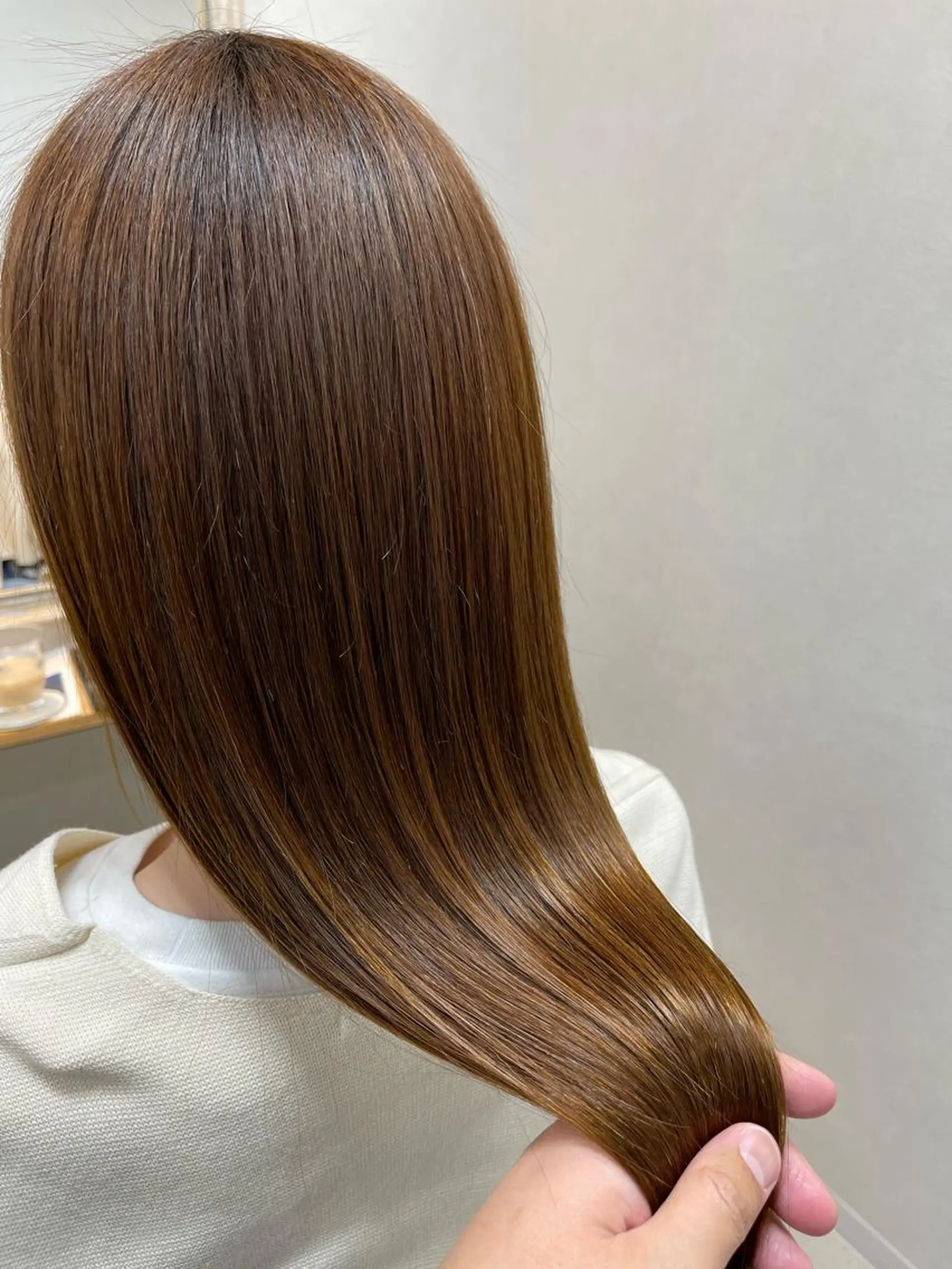 セミロング カラー カット ヘアカラー 縮毛矯正 池田 雄太 ✨美髪縮毛矯正✨のヘアスタイル