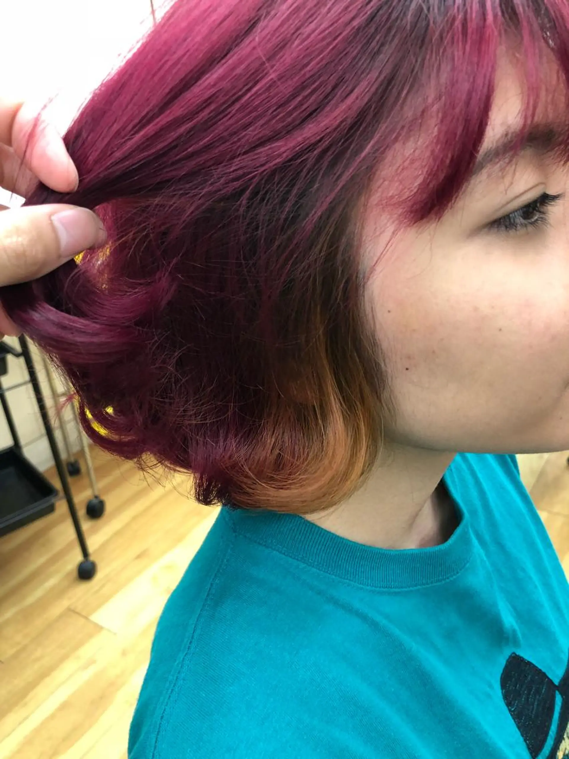 ミディアム カラー Snaly カラー特化ページのヘアスタイル