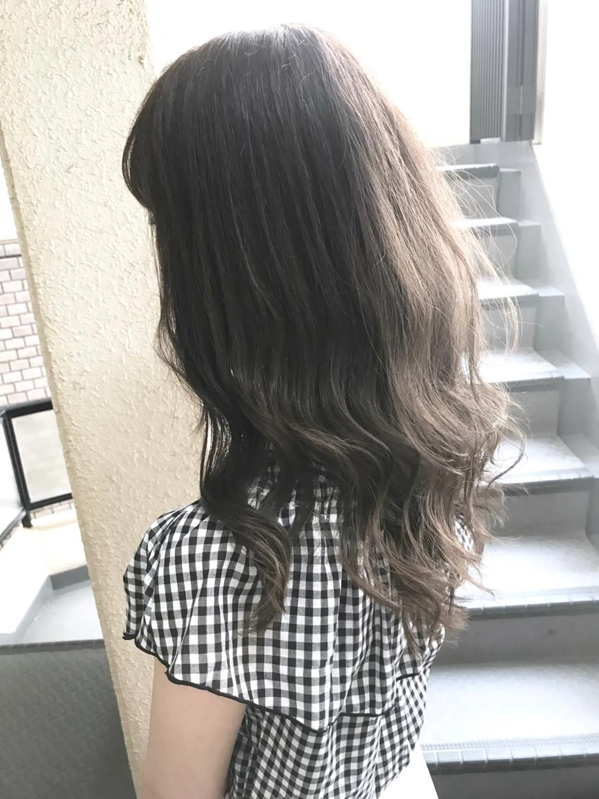 セミロング カラー グレージュ カット ヘアカラー トリートメント 💎髪質改善💎 デザイナーshinのヘアスタイル