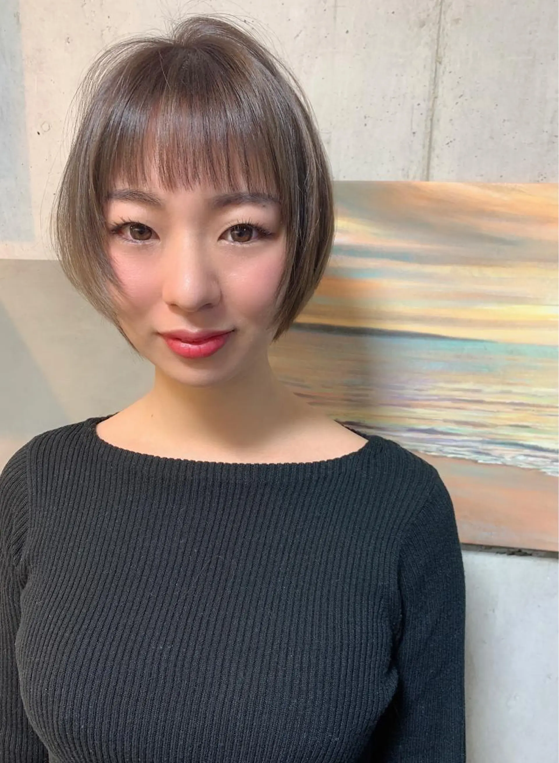 ショート カラー オン眉 ショートヘア カット ヘアカラー トリートメント Beach 代表 KENTAのヘアスタイル