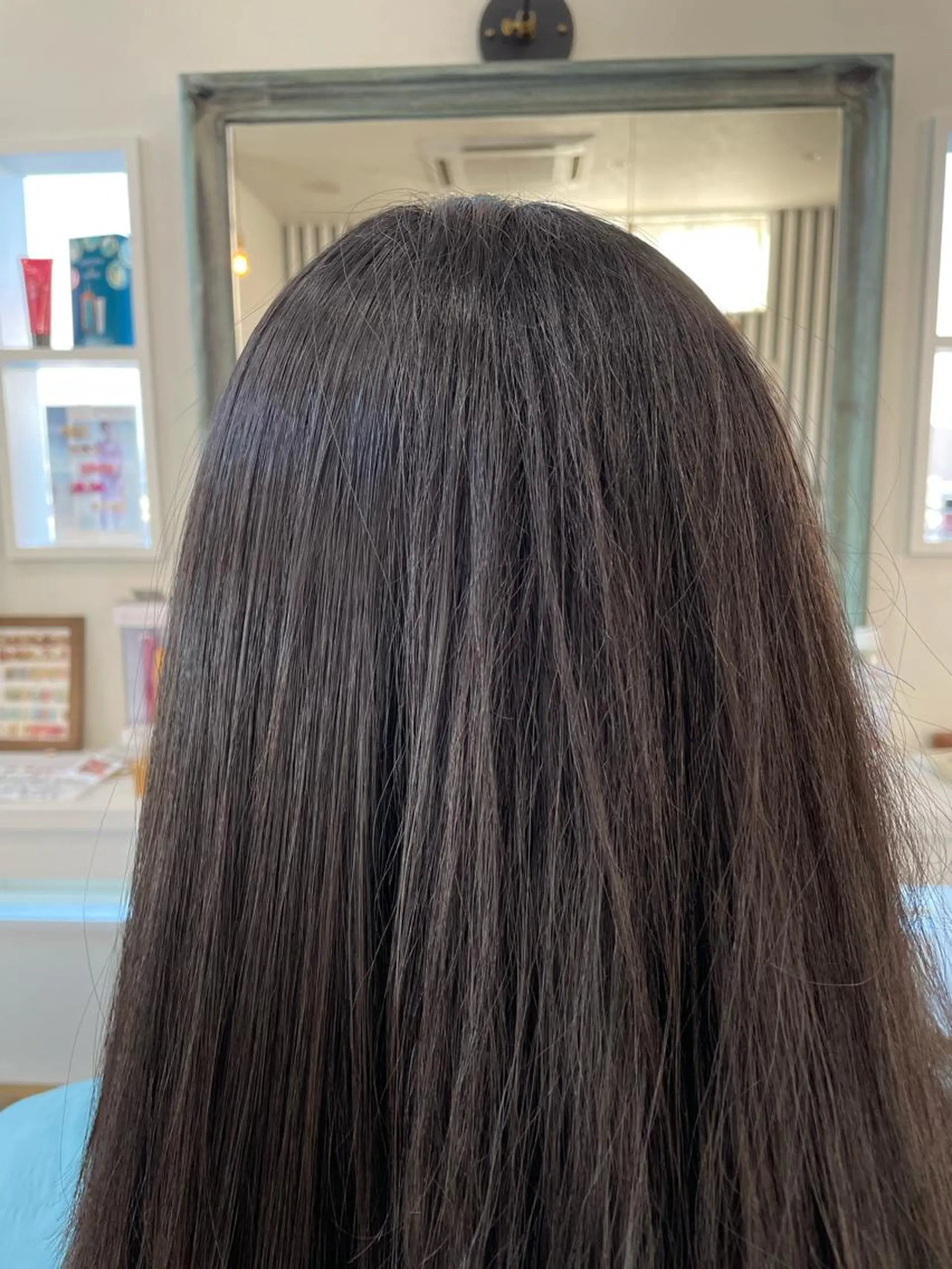 ロング カット 縮毛矯正 🌸小掛🌸 豊橋外国人風カラーのヘアスタイル