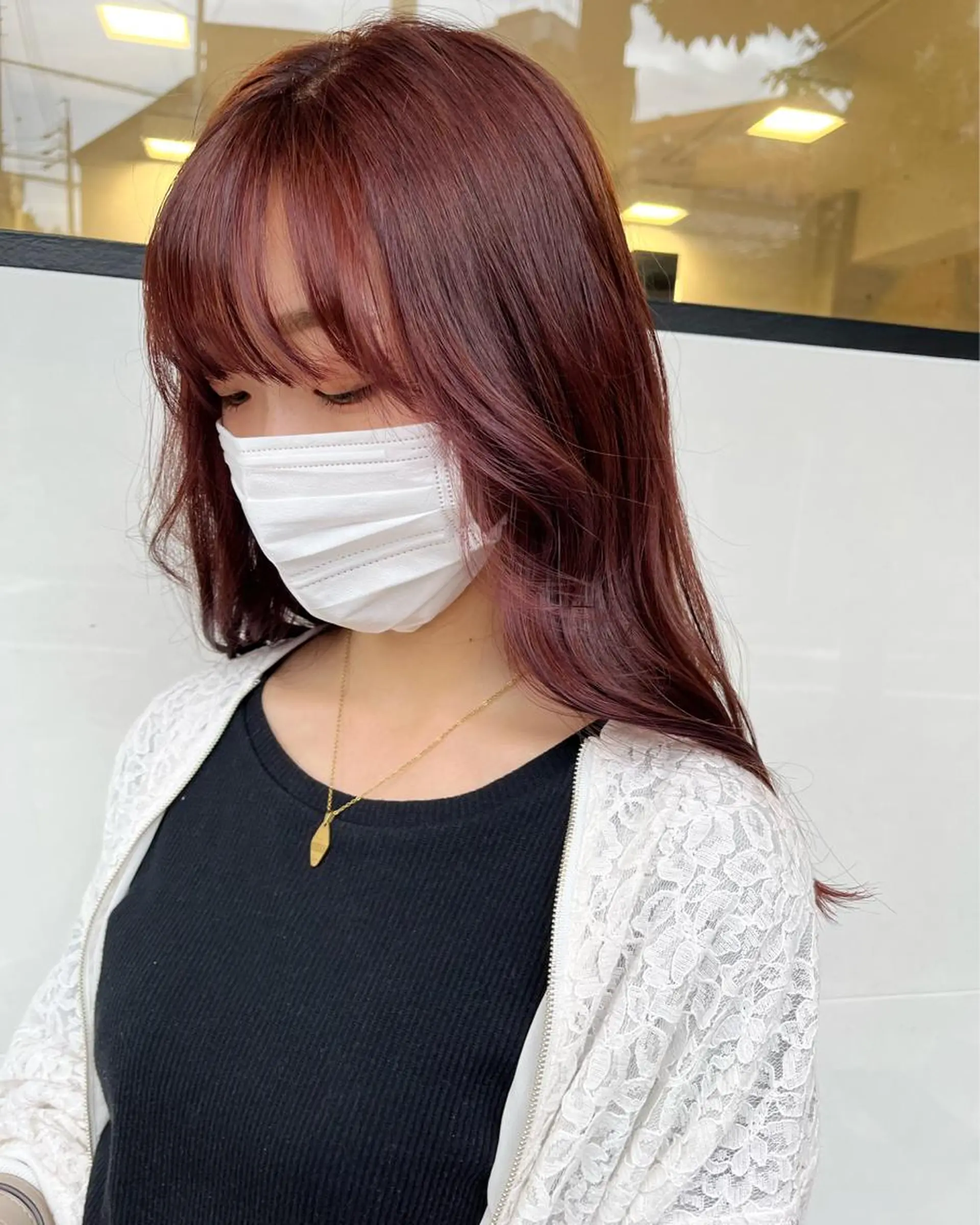 ロング 西浦 杏音のヘアスタイル