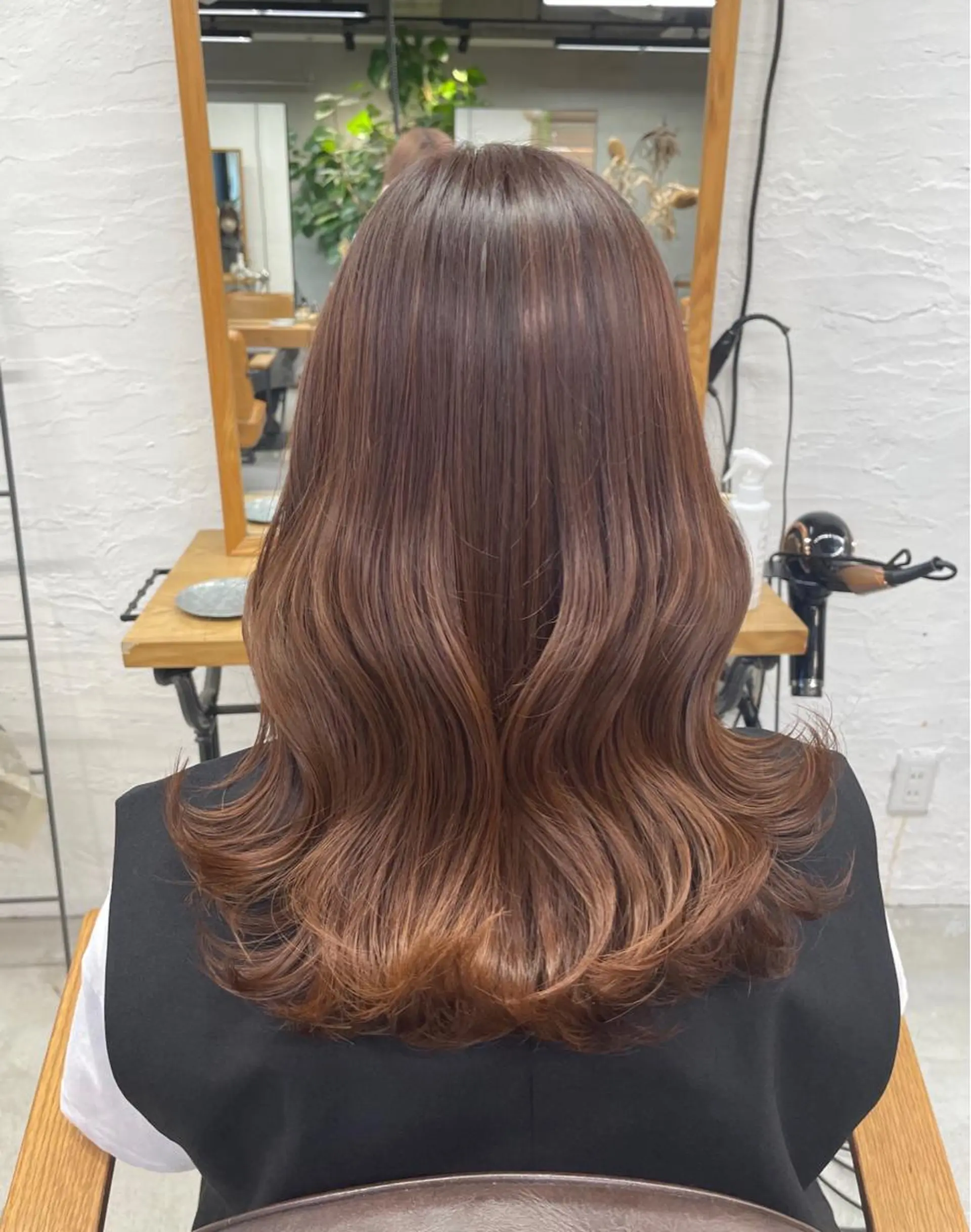 ミディアム カラー unico.所属・韓国ヘア/暖色カラー 新美多英のヘアスタイル