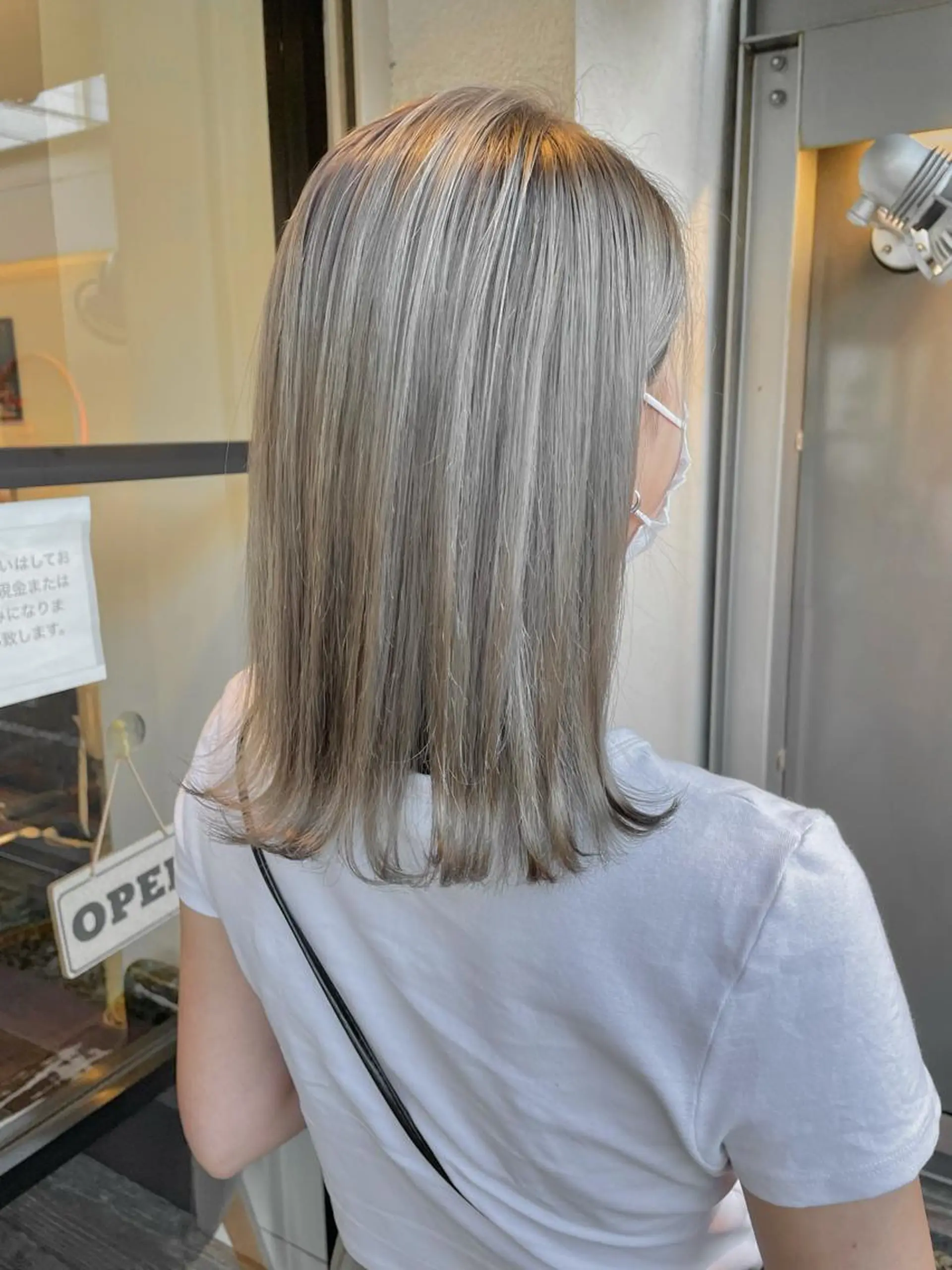 カラー 髪質改善×白髪ぼかし 美容師✂️武澤龍賀のヘアスタイル