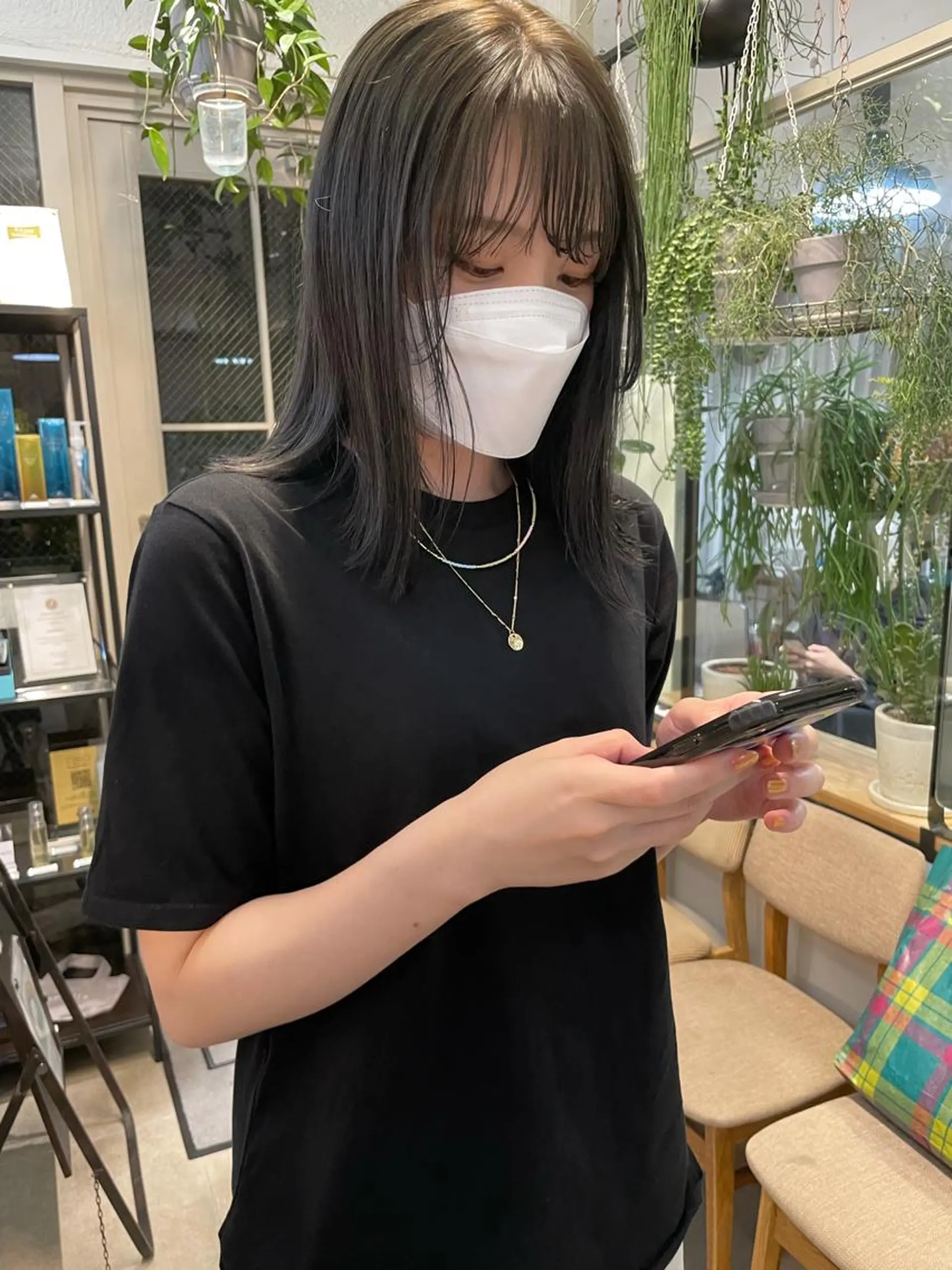 ミディアム 小顔レイヤー×コンパ クトボブ/林隆平のヘアスタイル