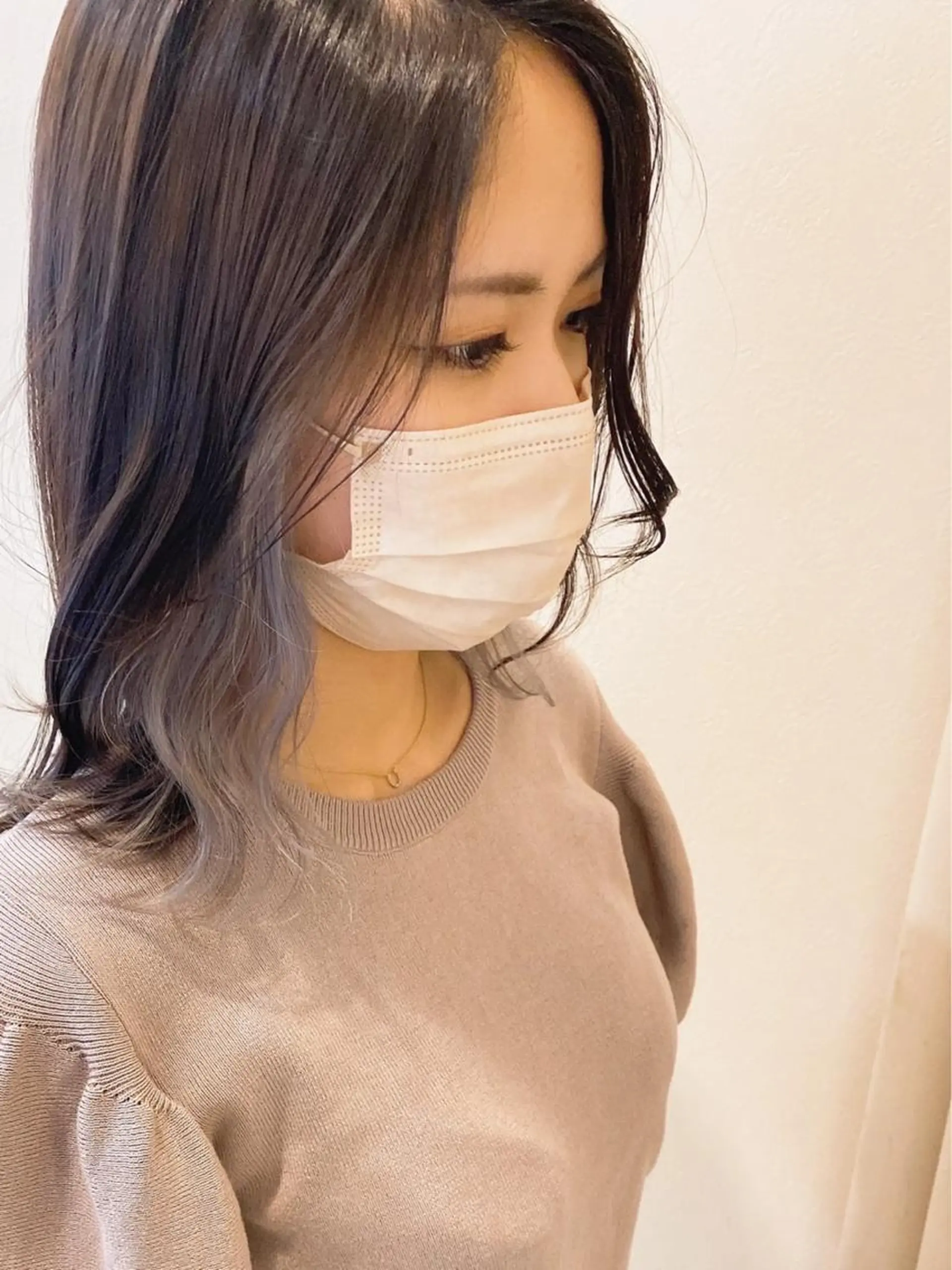 ミディアム 山中 亮司のヘアスタイル