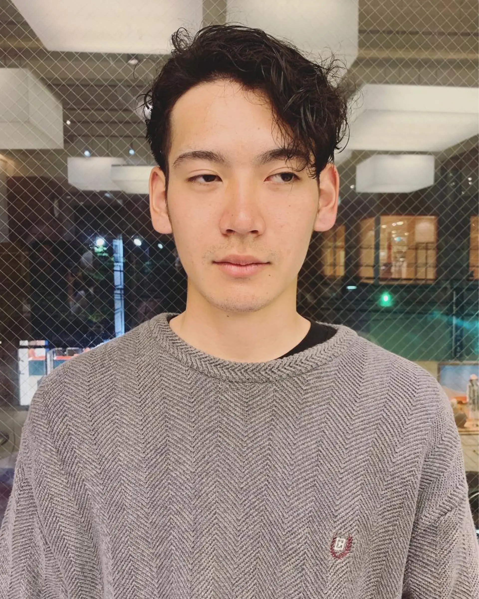 ショート パーマ メンズ カット 圧倒的デザイン力 店長🎨RENAのヘアスタイル