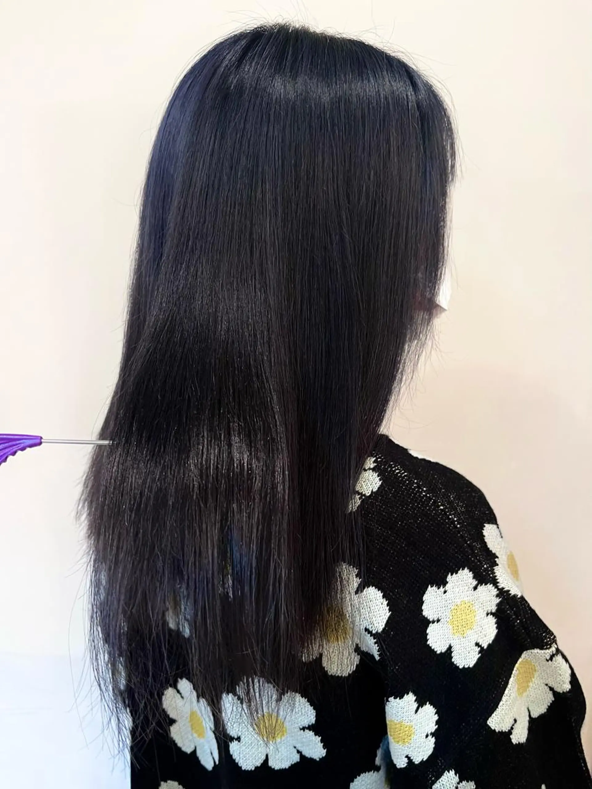 ロング カラー ブリーチ ブルーカラー ネイビーカラー ロングレイヤー 🤍山内　飛鳥🤍のヘアスタイル