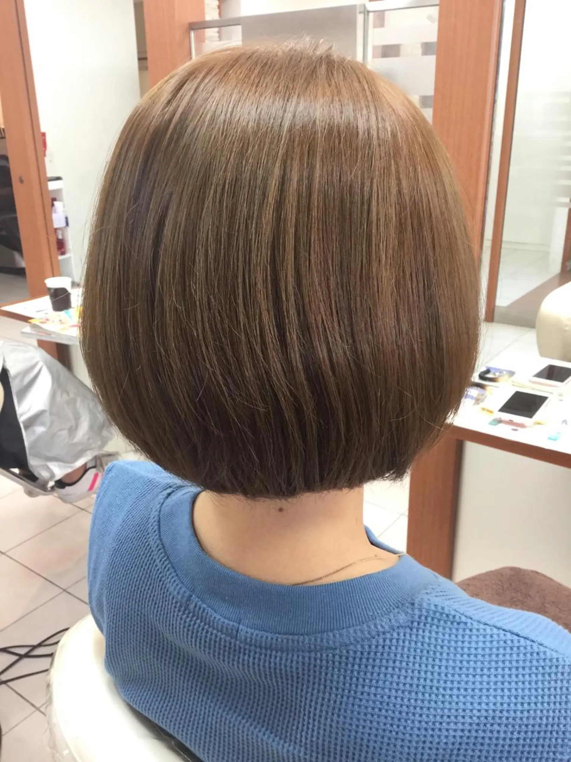 ミディアム パーマ/ボブ/ 佐々木翔のヘアスタイル