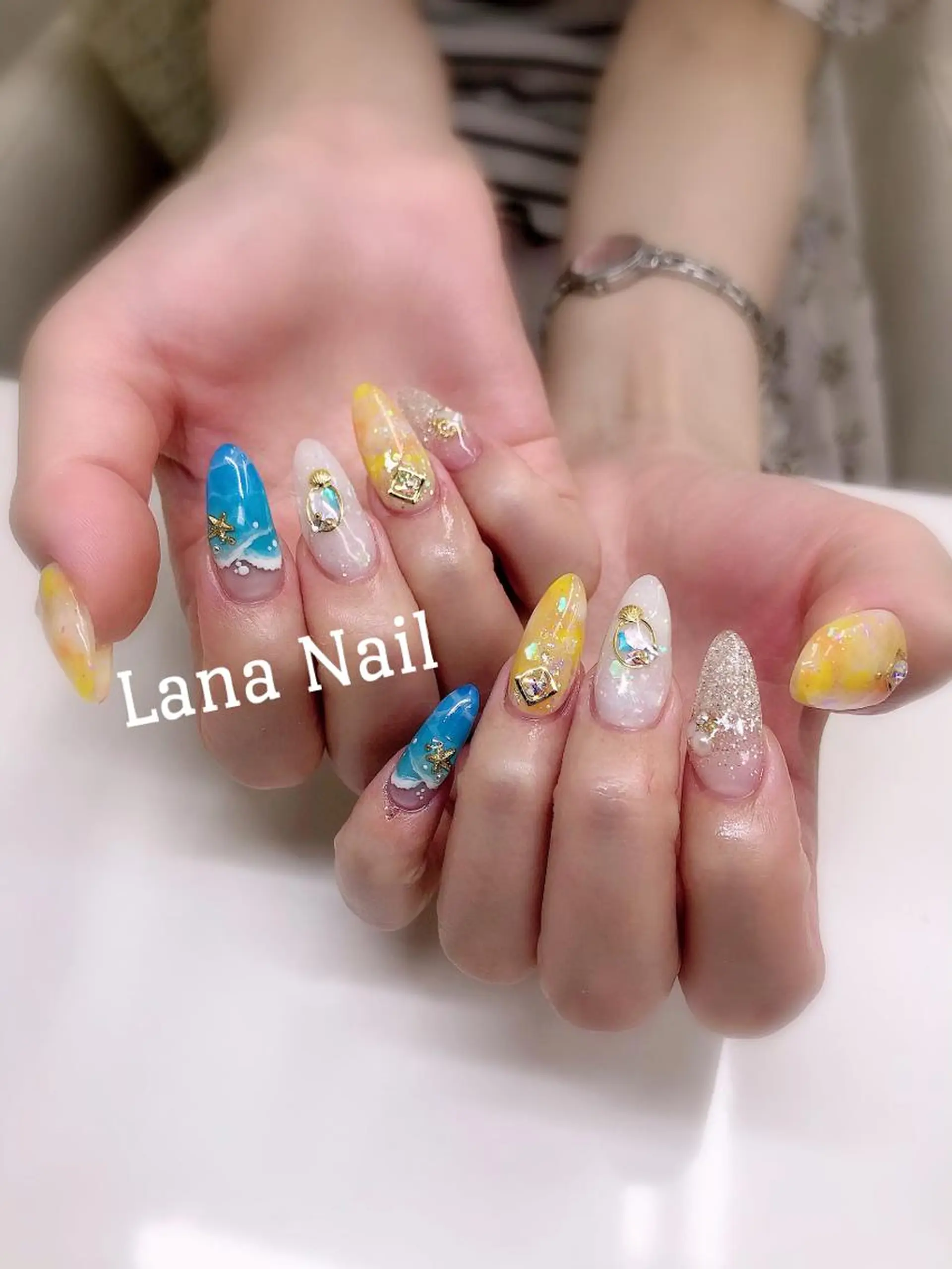 ネイル スカルプネイル Lana Nailのネイルデザイン