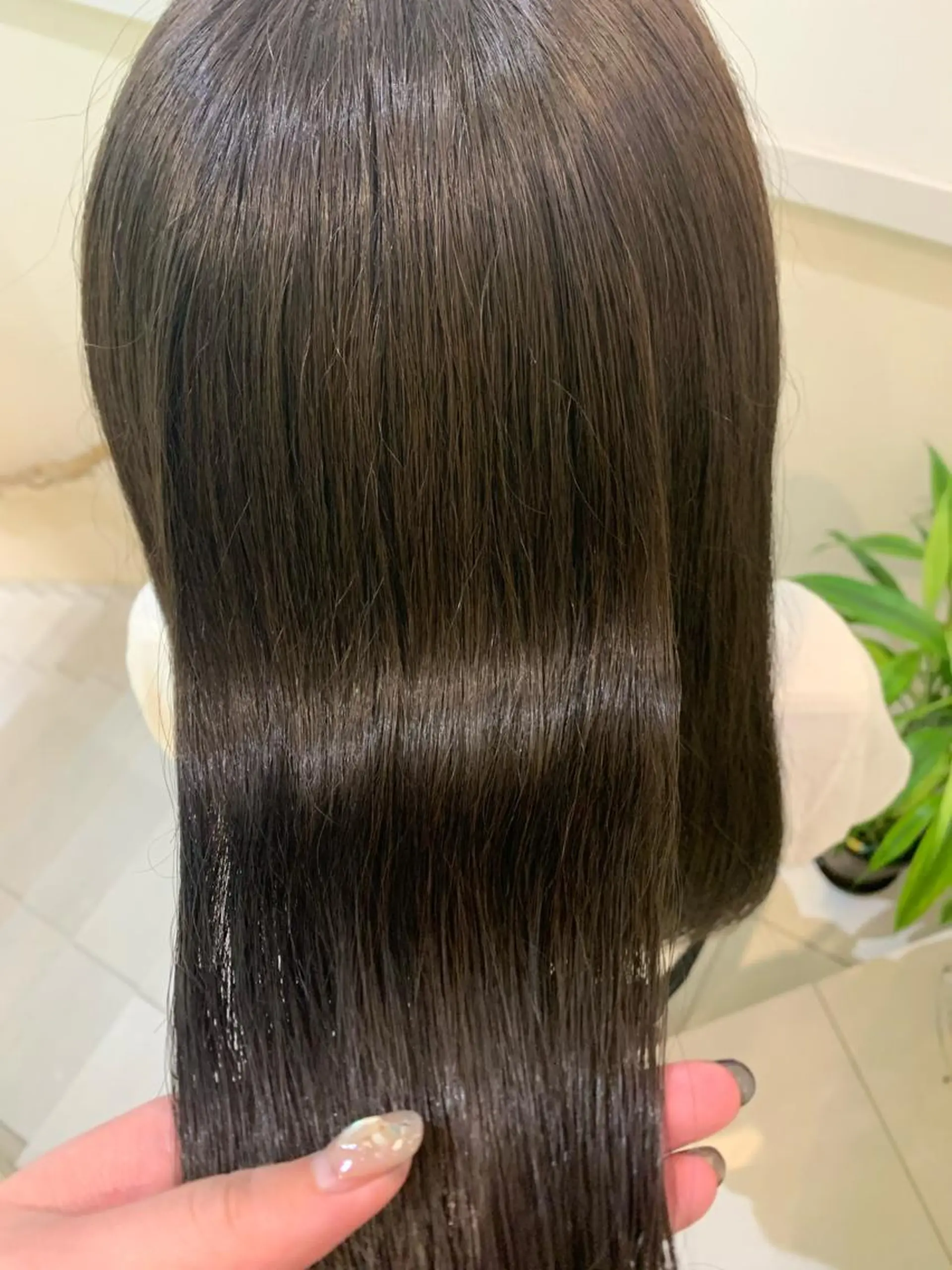 カラー ブリーチしない暖色 カラー🥀杉 優菜のヘアスタイル