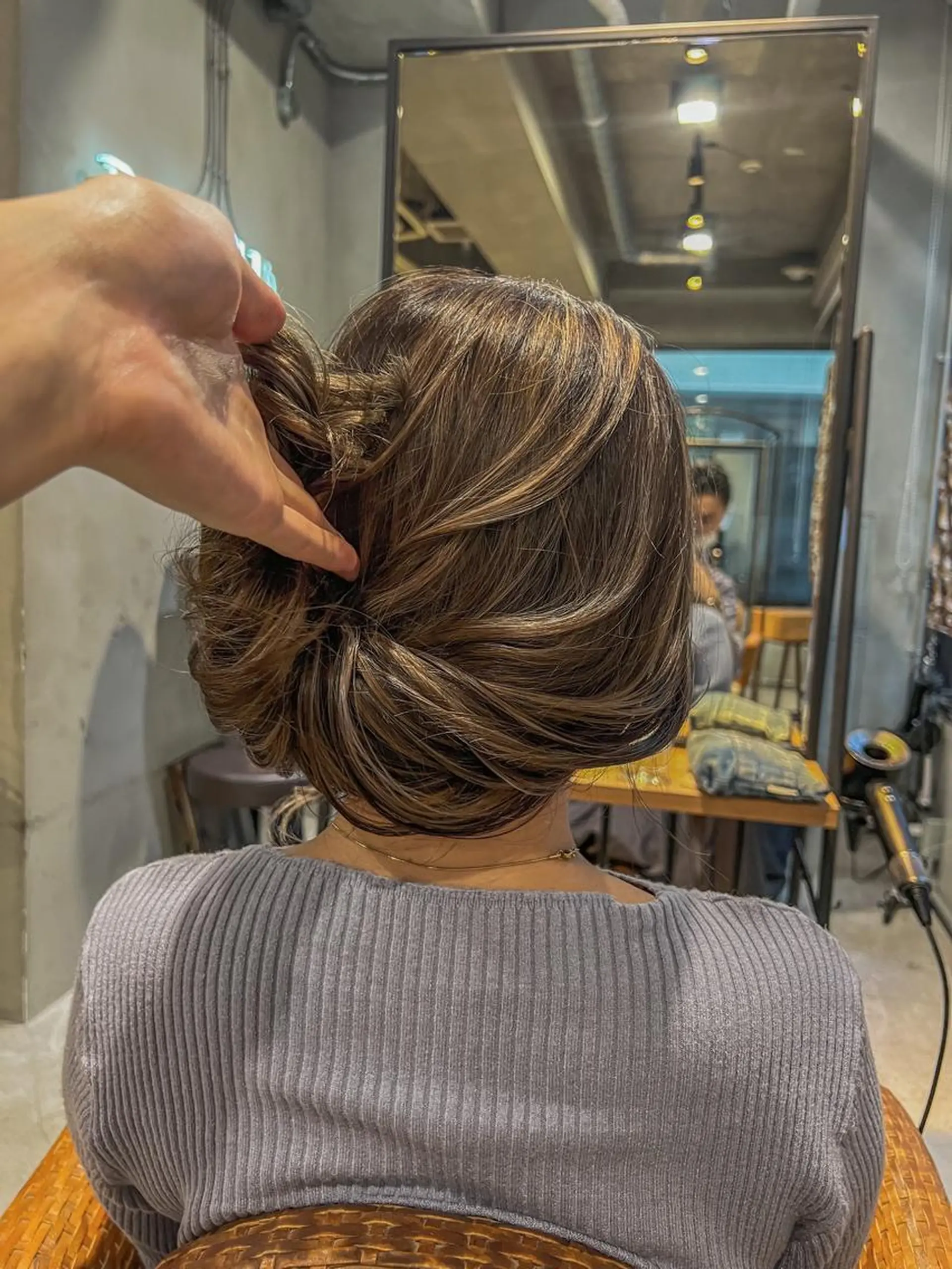 ミディアム カラー カット ヘアカラー トリートメント 海外デザイン🇺🇸 石渡諒太のヘアスタイル