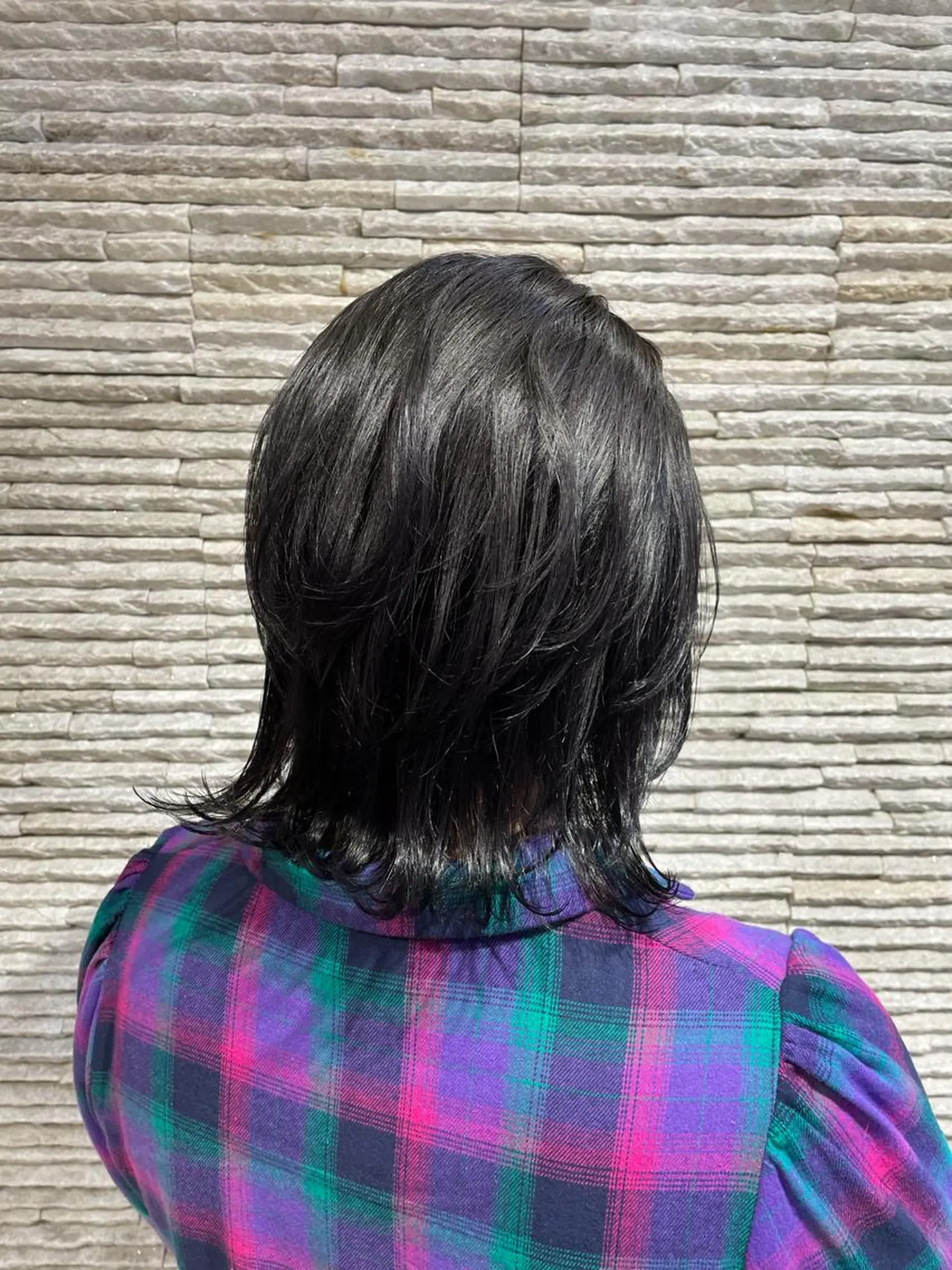 ミディアム カット ヘアカラー 嶋田 ゆきのヘアスタイル