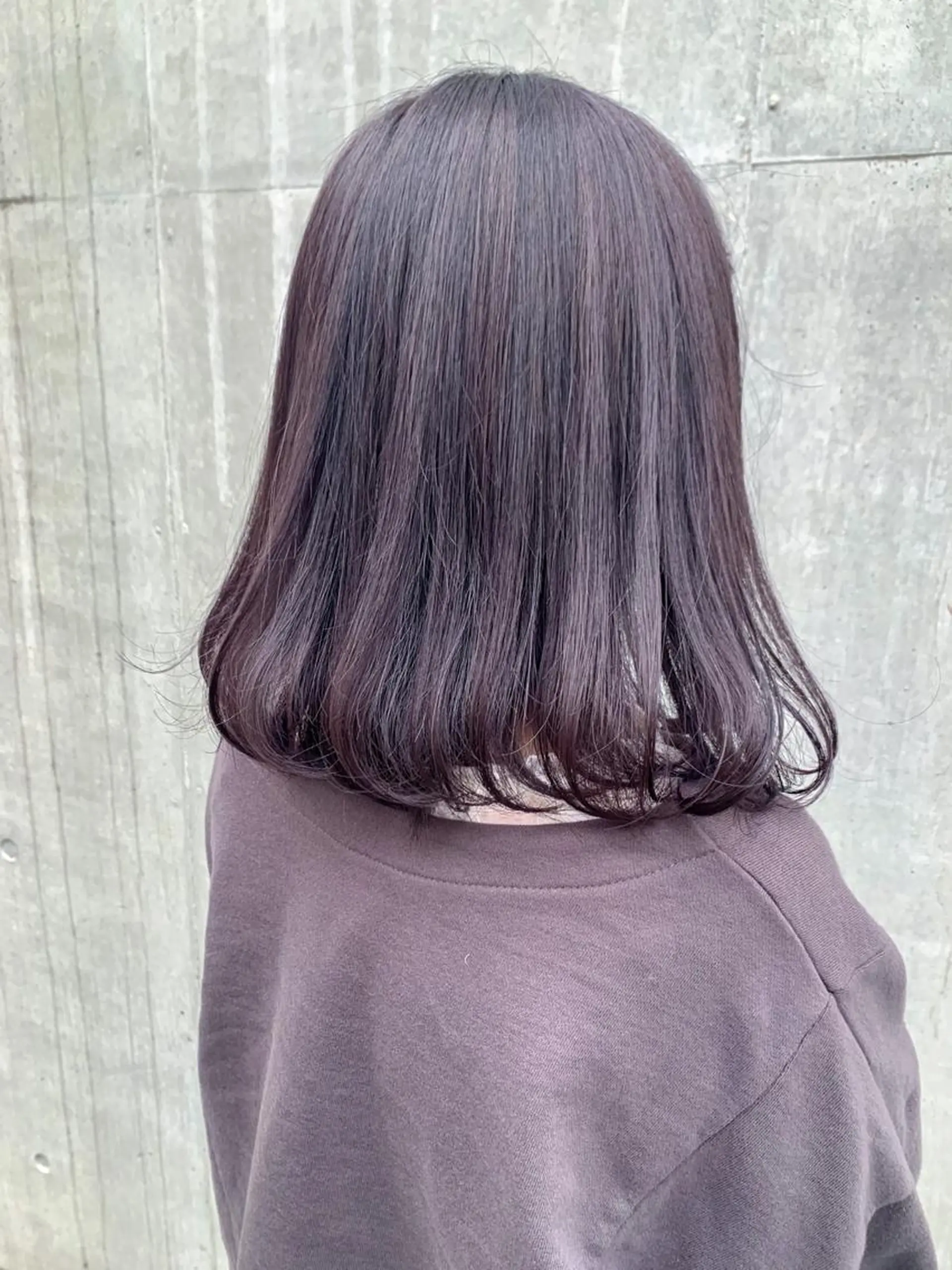 ミディアム カラー ヘアアレンジ ヘアカラー トリートメント yuka .のヘアスタイル