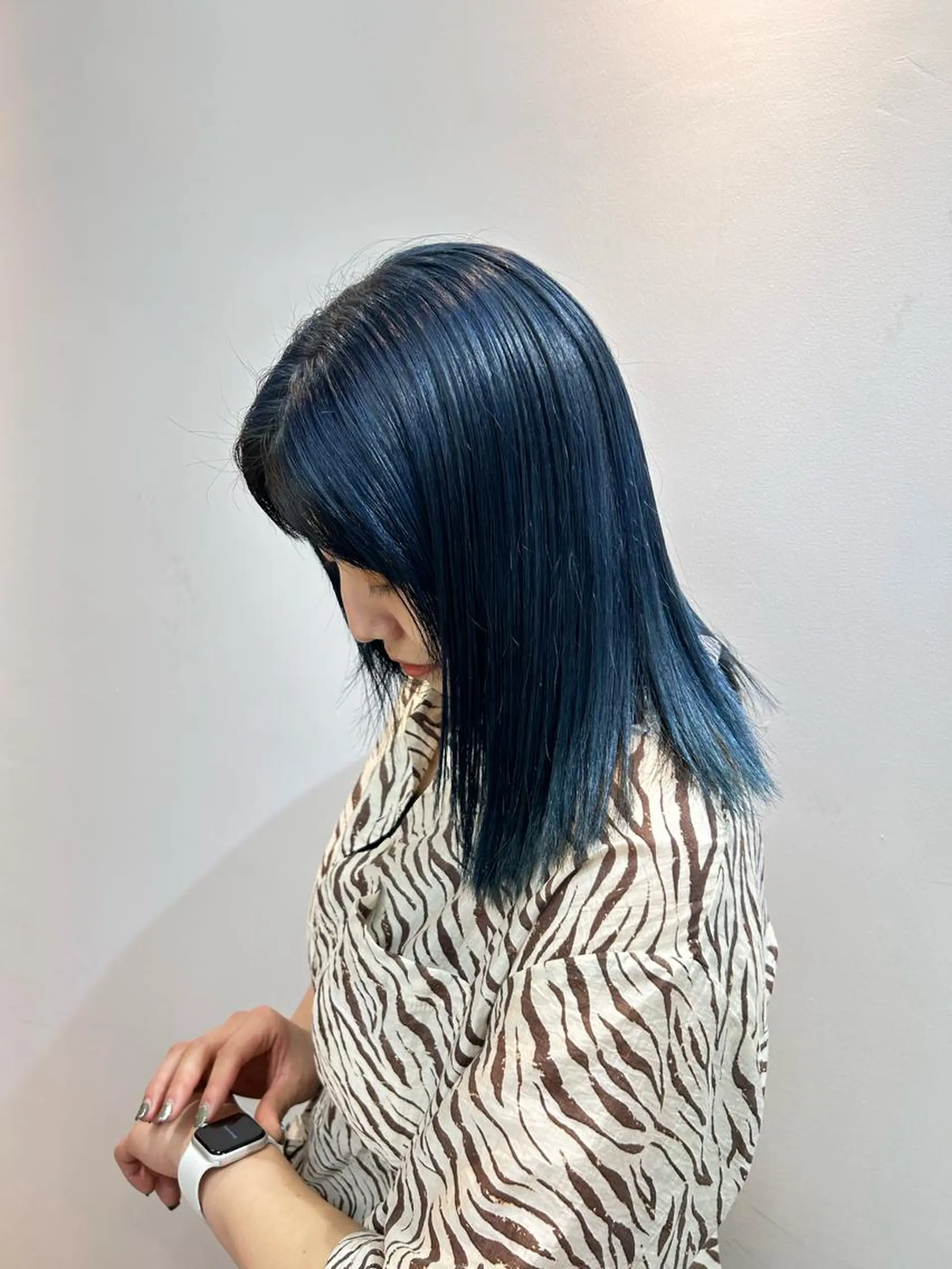 セミロング ヘアカラー 似合わせcut ◎ 倉橋実咲のヘアスタイル