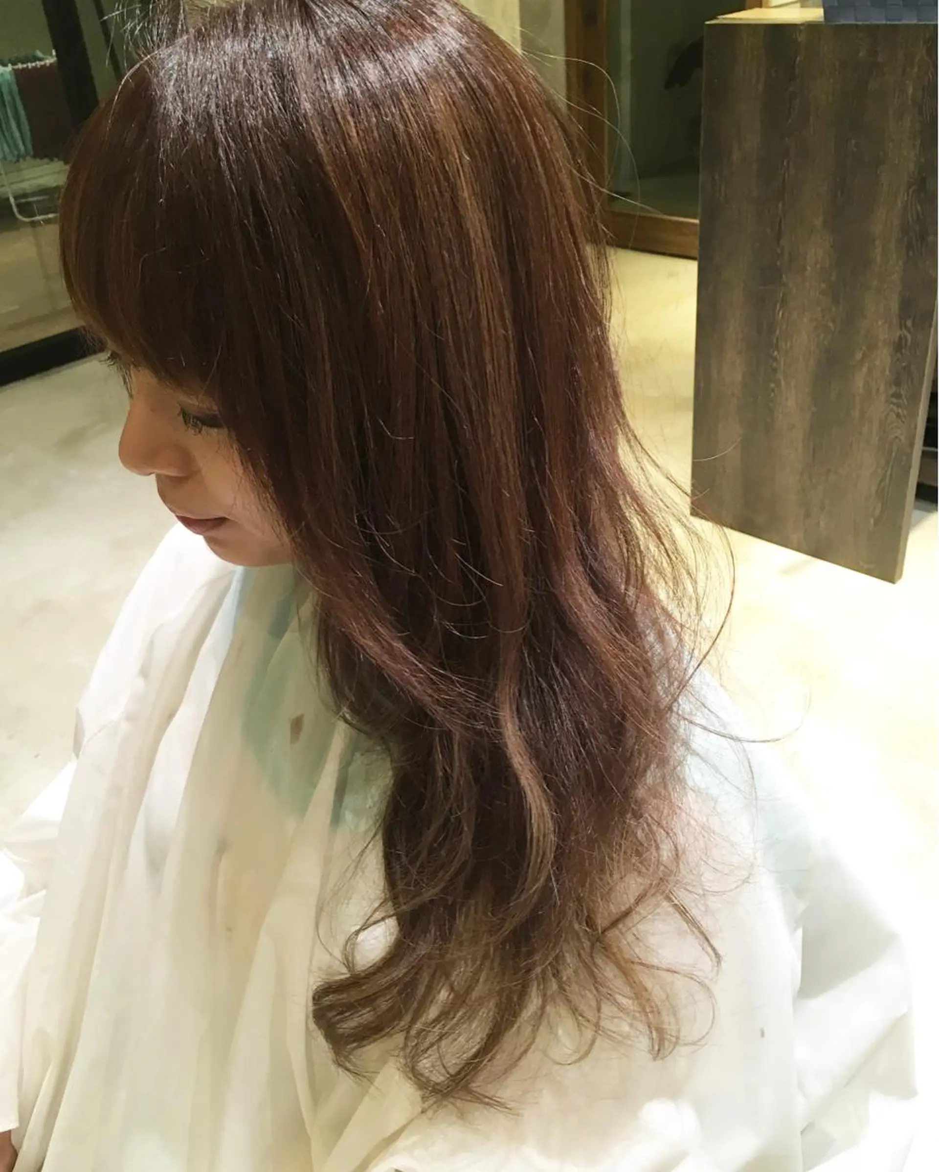 ロング 國村 優のヘアスタイル