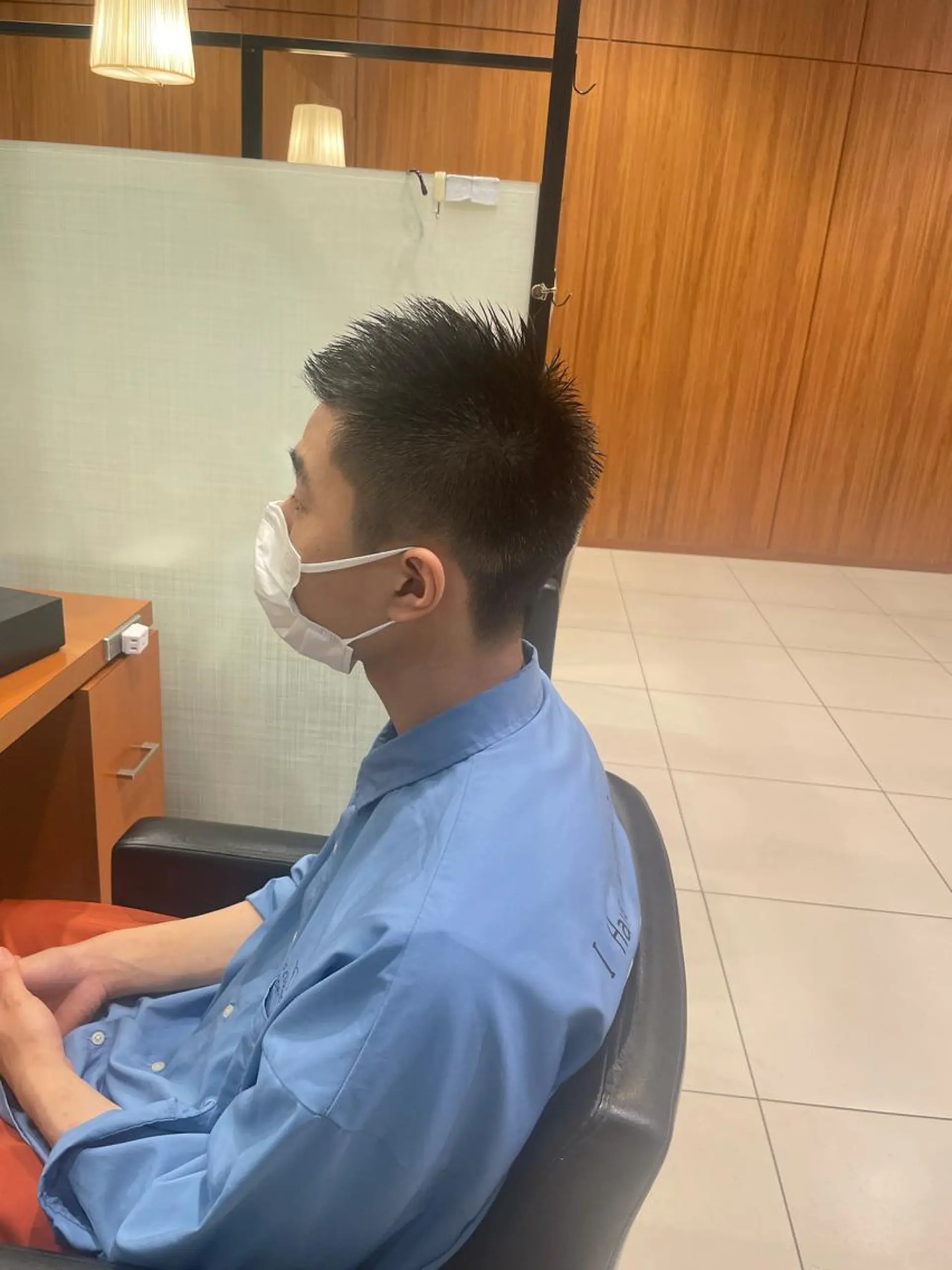 ショート メンズ 髙田 千華 髪質改善ストレートのヘアスタイル