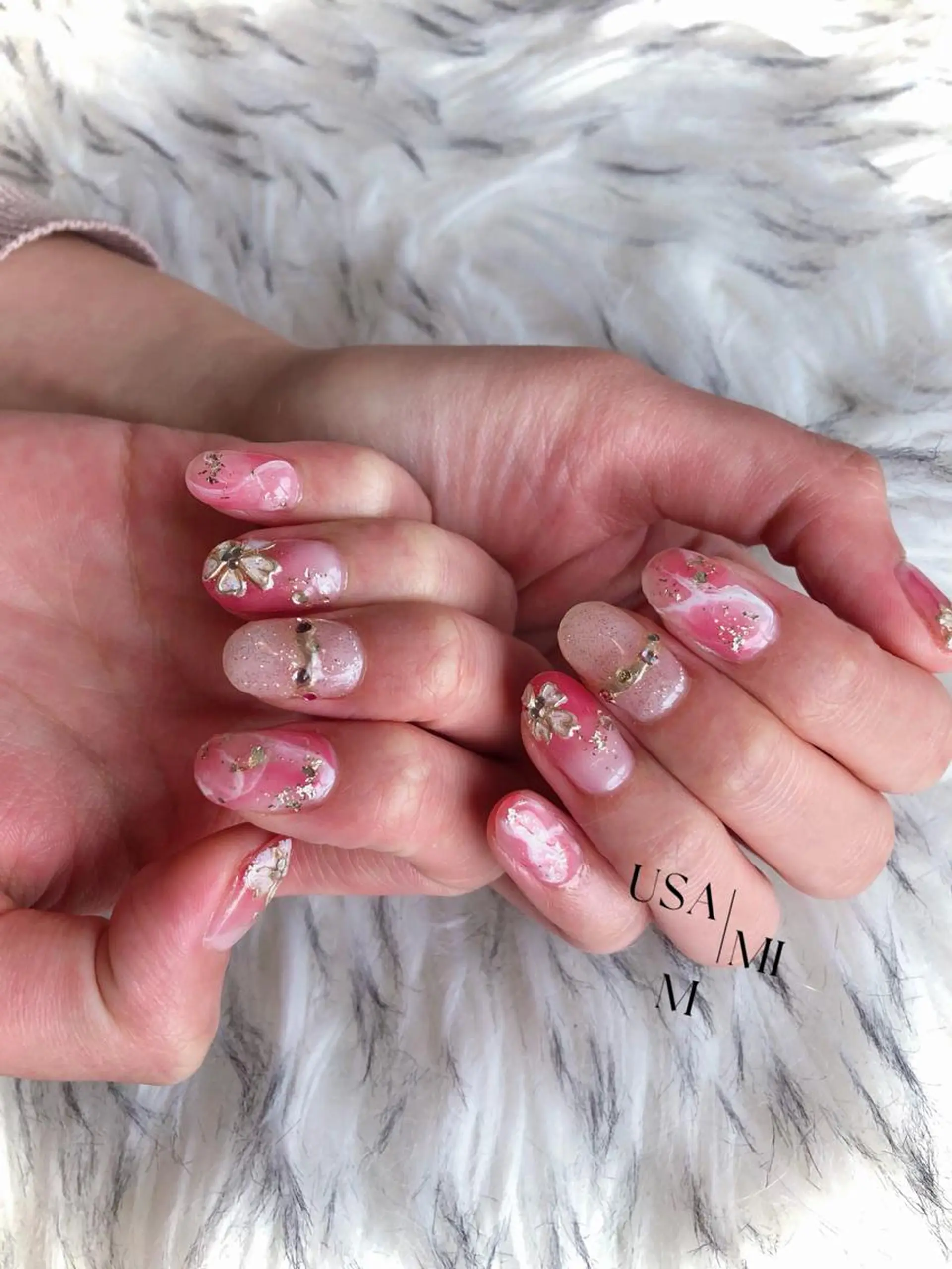 ネイル ハンドネイル USAMiMi 🐰💕のネイルデザイン