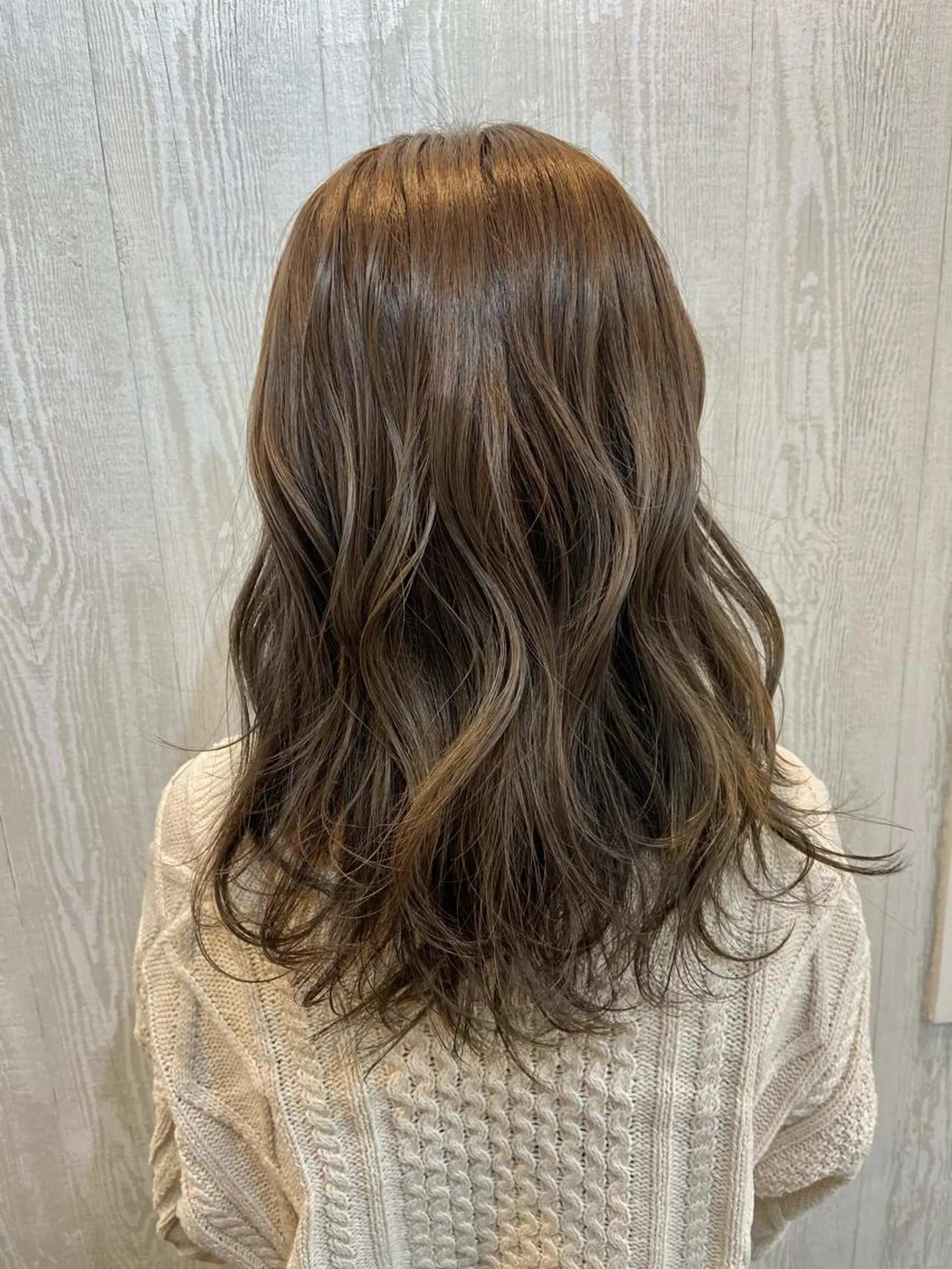 セミロング カット ヘアカラー トリートメント TELA HAIR 南柏店のヘアスタイル