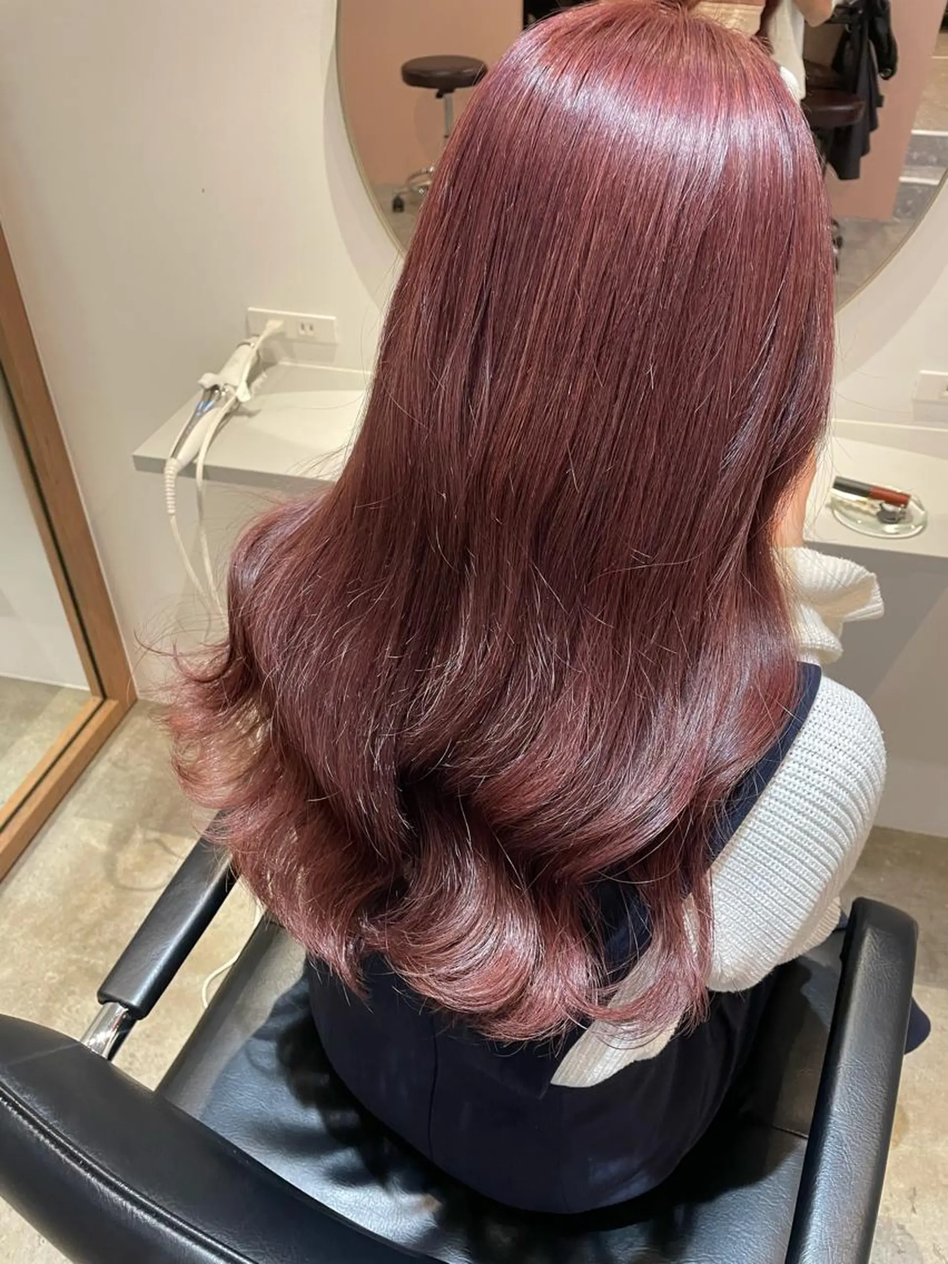 ロング カラー ラベンダーカラー ラベンダーピンク ピンクカラー カット ヘアカラー トリートメント 中目黒🌼 🌼ハナのヘアスタイル