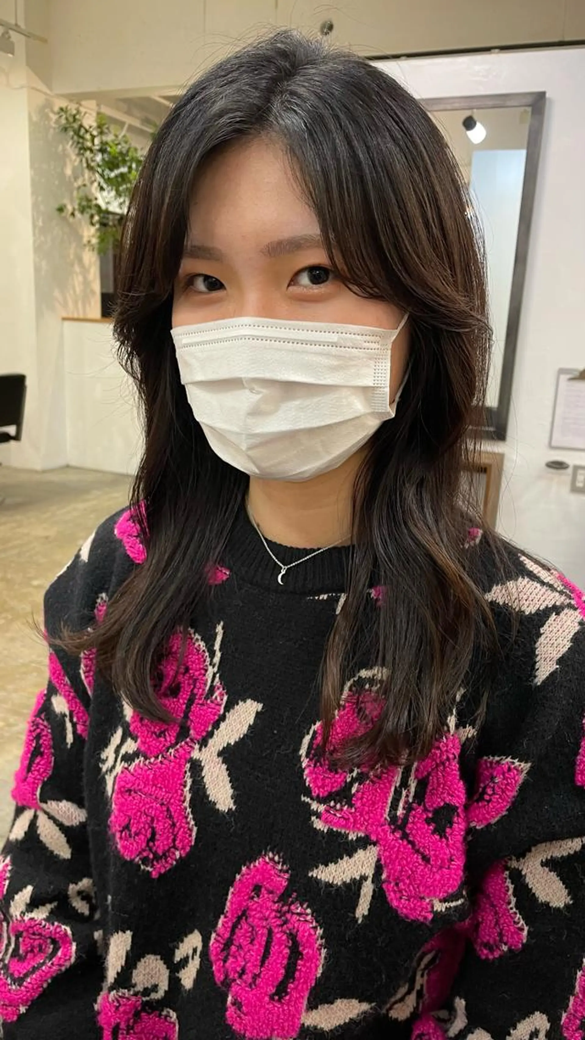 セミロング カットモデル募集 長谷川のヘアスタイル