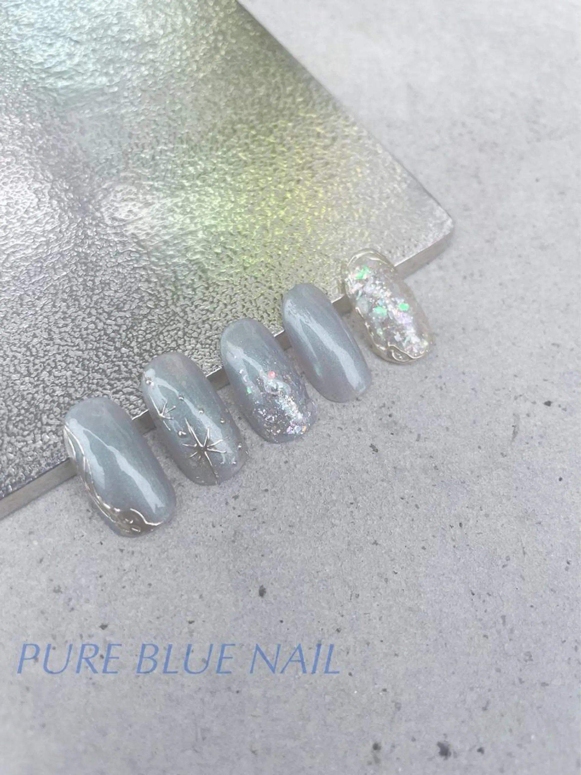 ネイル PURE BLUE NAILのネイルデザイン